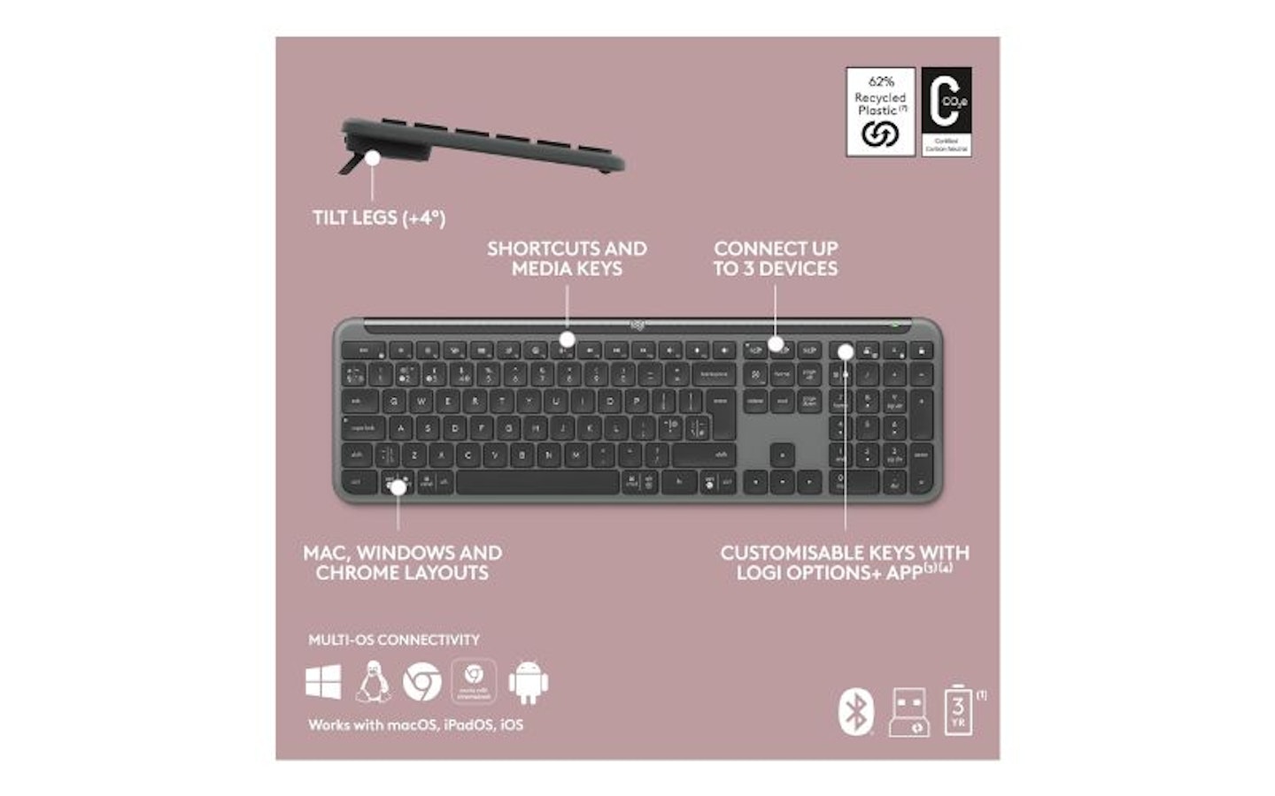 Logitech Signature Slim K950 Wireless Keyboard