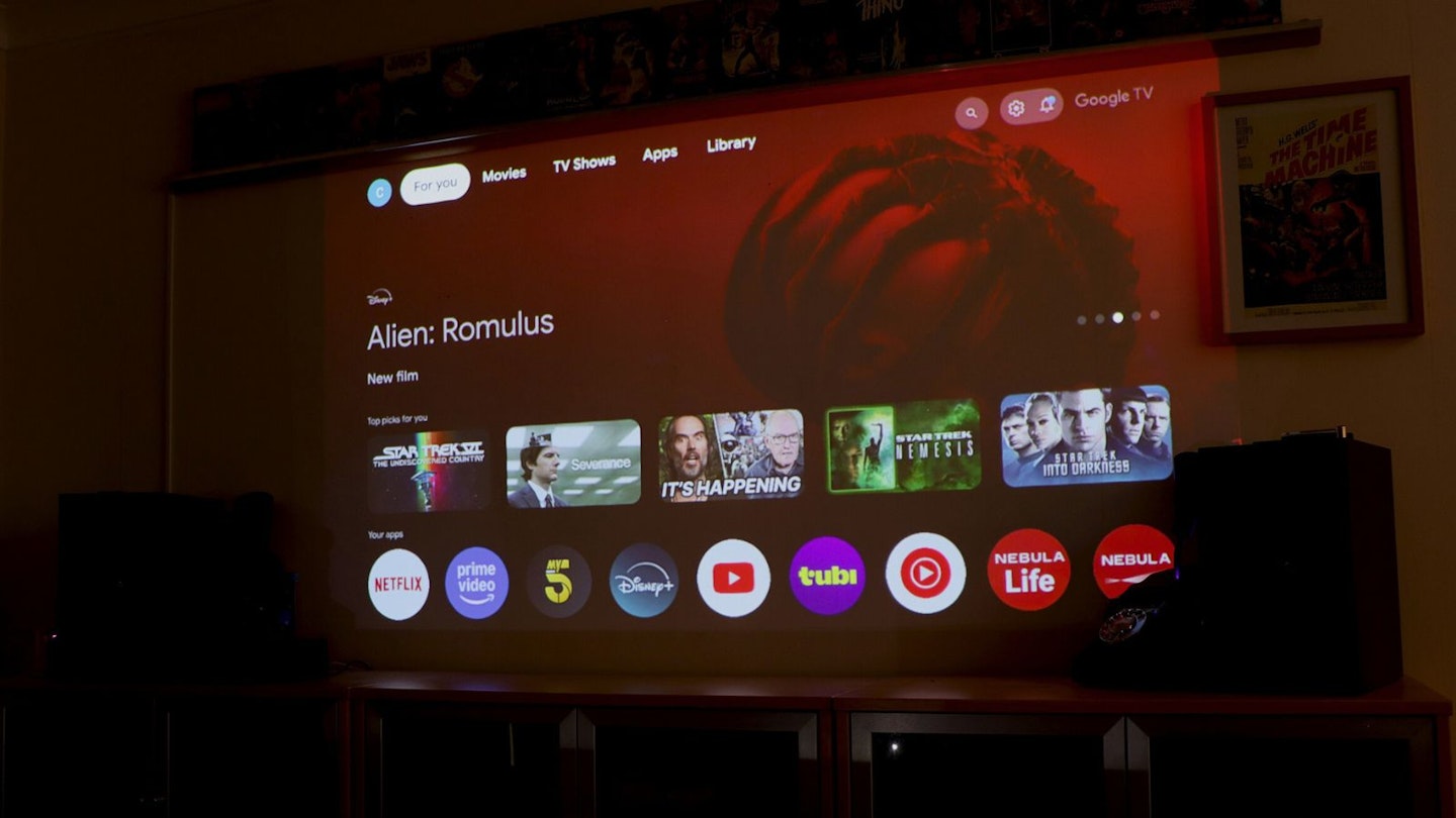 Nebula Capsule Air projector - google TV