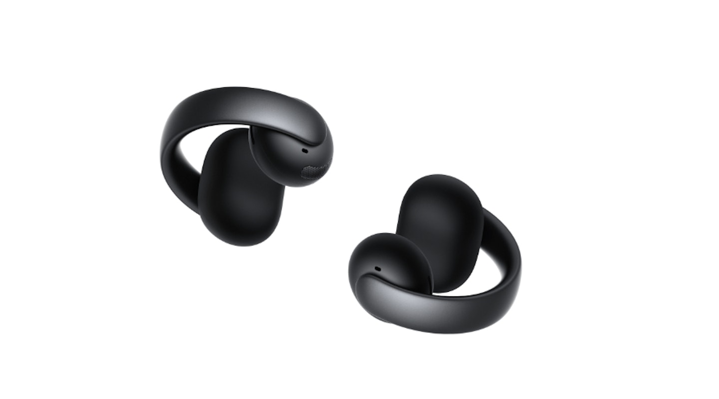 Anker soundcore AeroClip. Open-ear headphones in Midnight black.