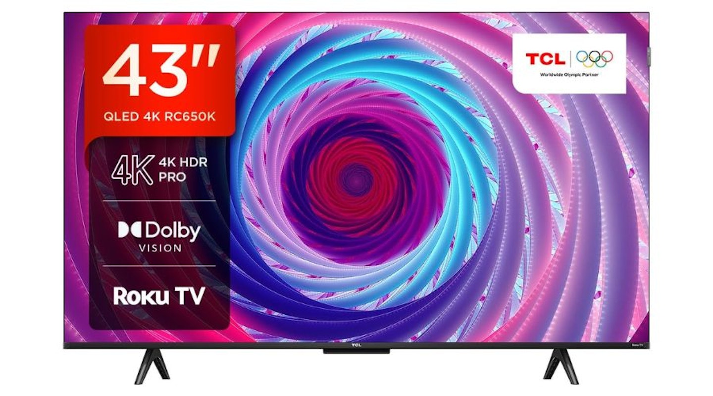 TCL 43RC650K Roku QLED 4K TV