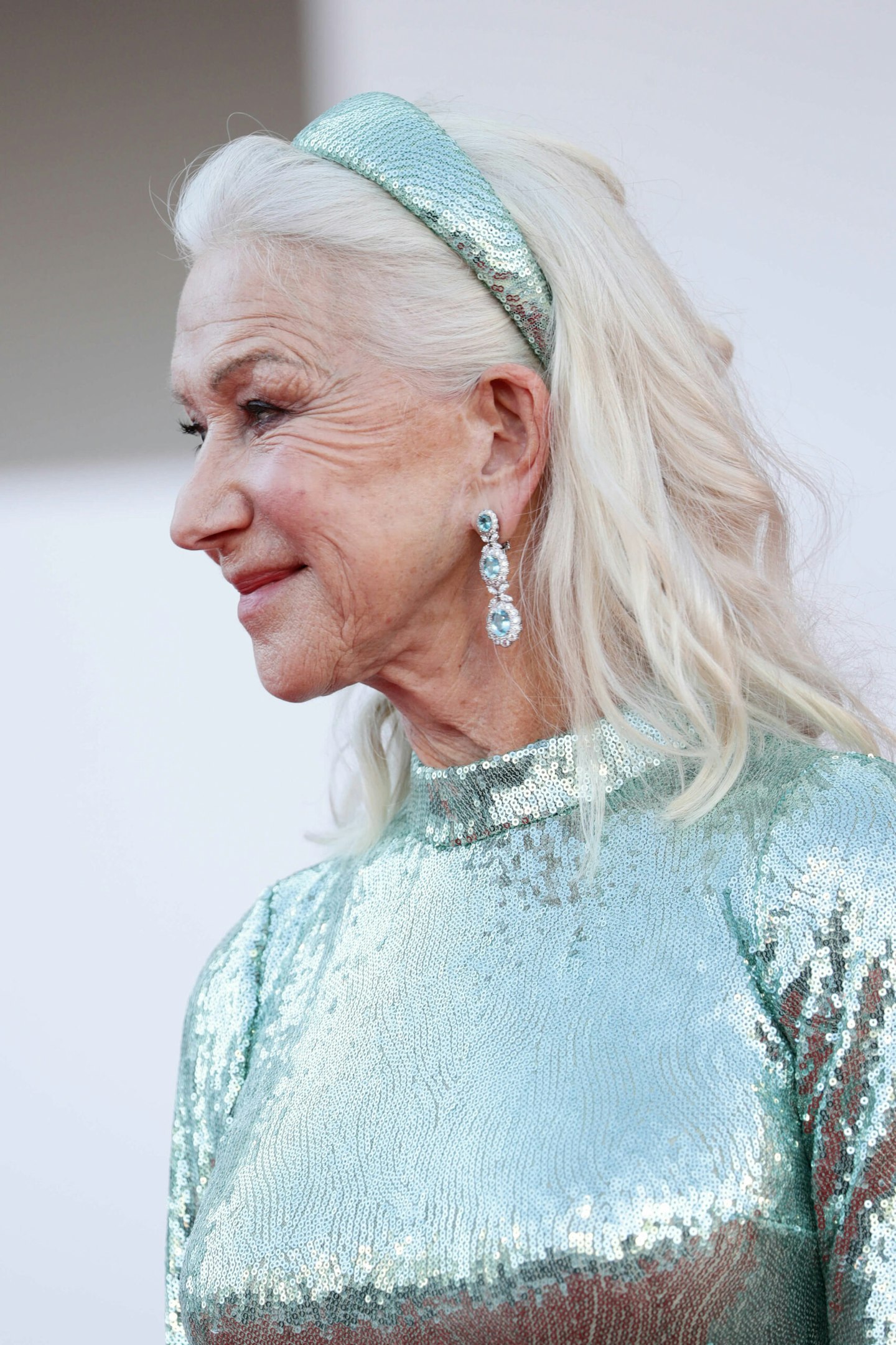 helen mirren grey hair 