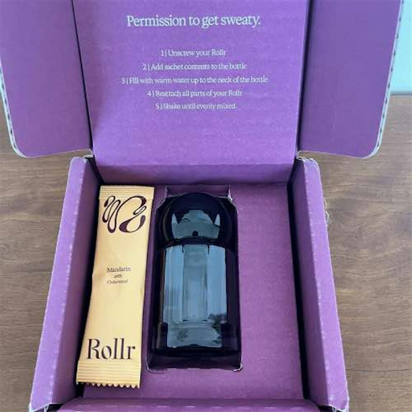 Rollr deodorant in box and refill 