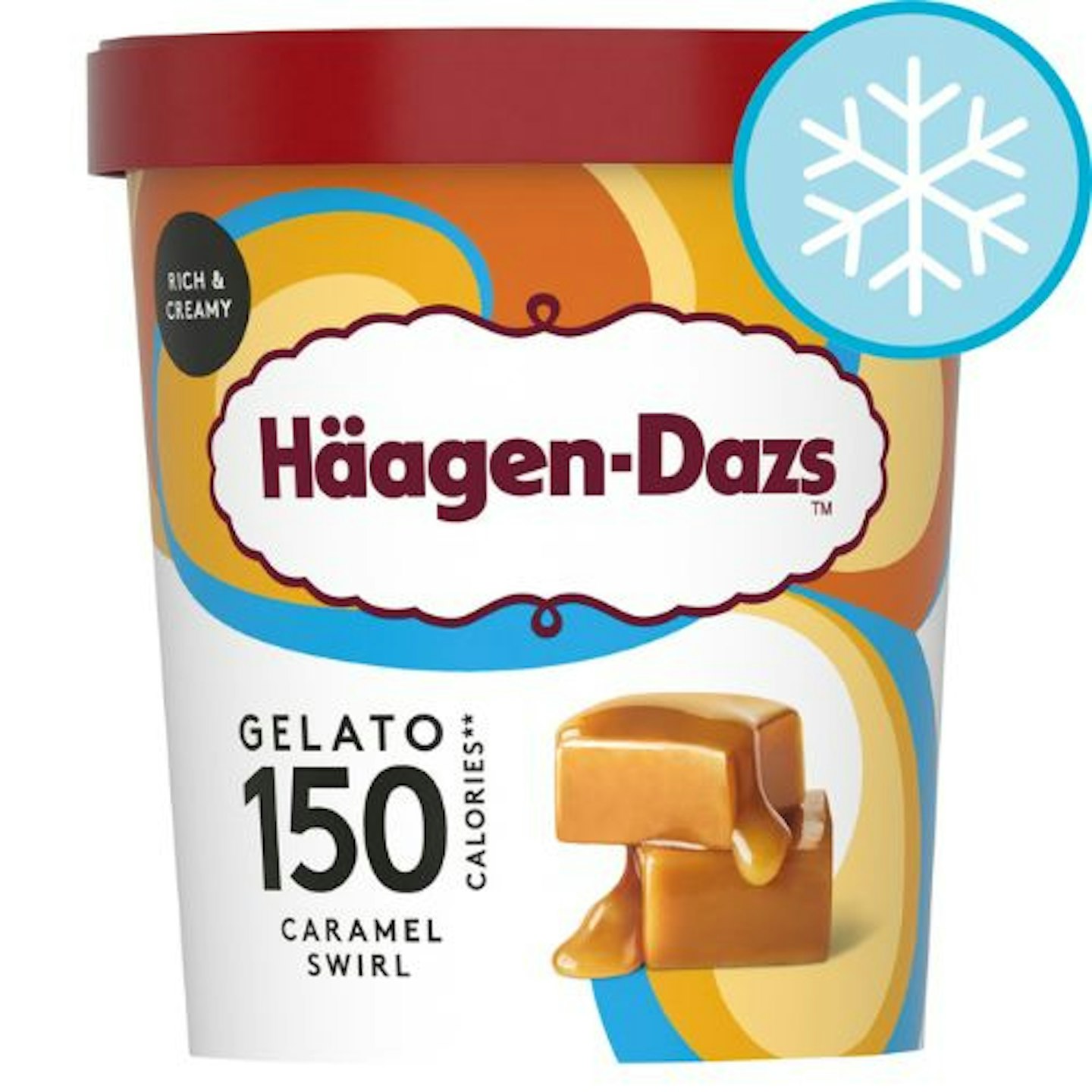 Haagen Dazs Caramel Swirl Gelato 460ml