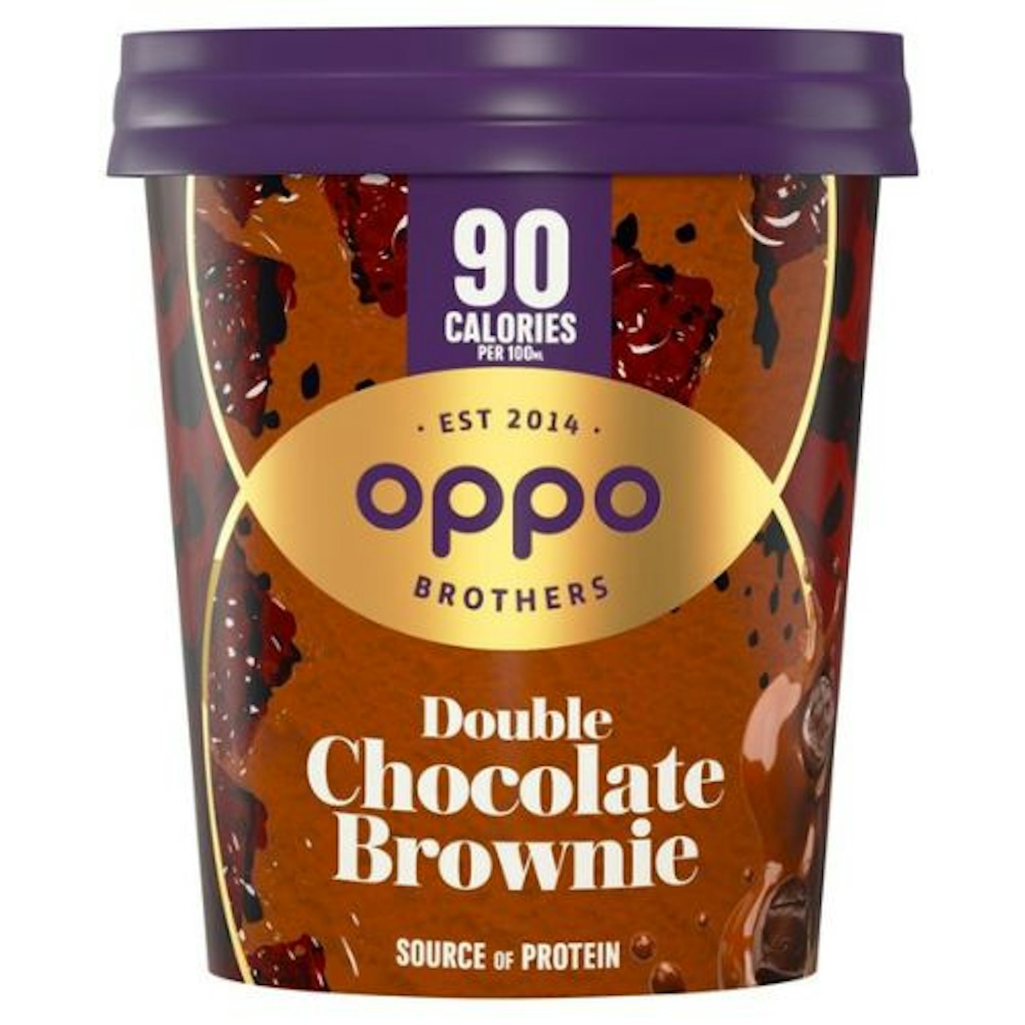 Oppo Brothers Double Chocolate Brownie Ice Cream 475ml
