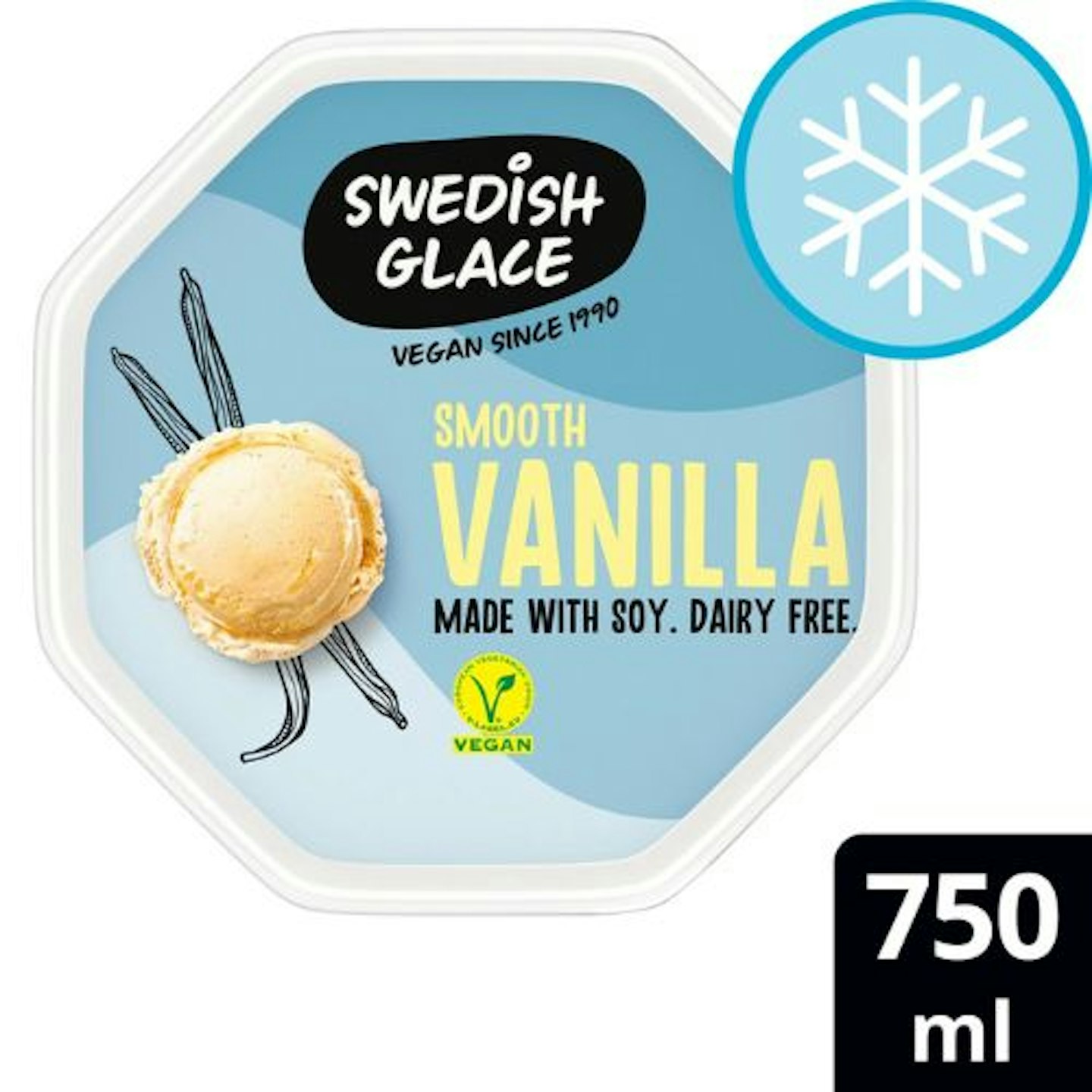 Swedish Glace Vanilla Non Dairy Frozen Dessert 750ml