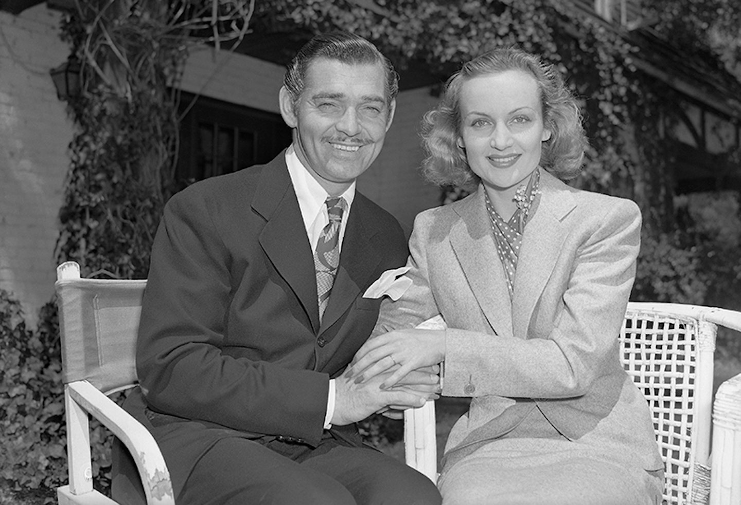 Clark Gable and Carole Lombard after Their Wedding