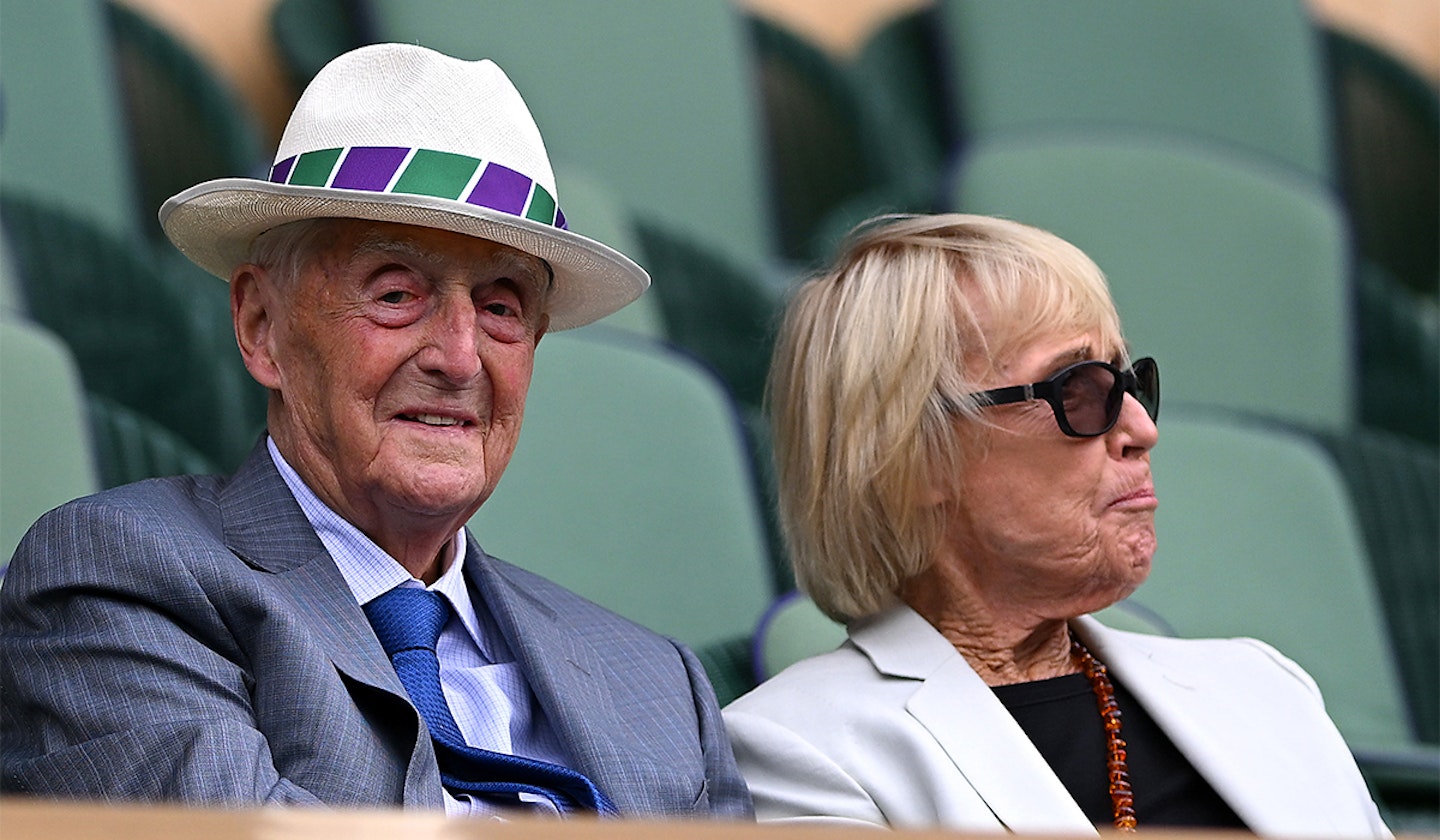 Michael Parkinson and wife