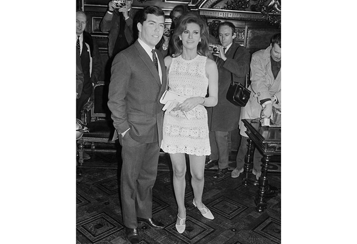 Mariage de Raquel Welch et de Patrick Curtis