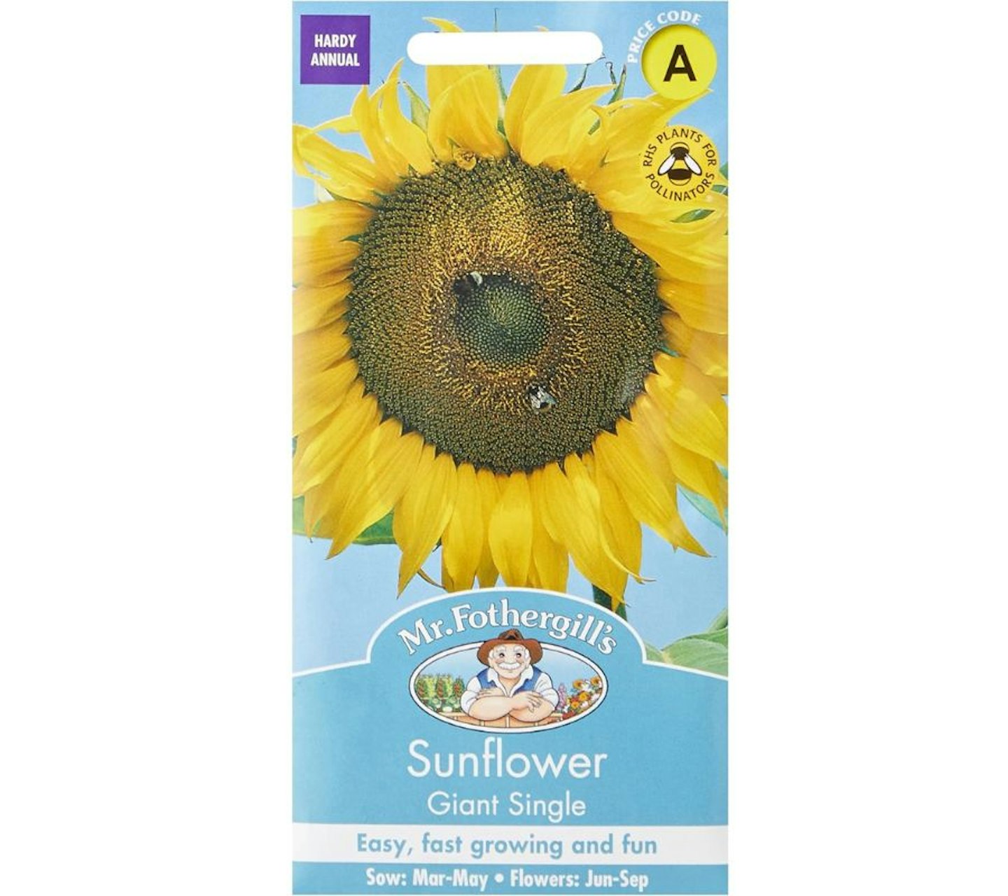 Mr Fothergill's Flower Seeds, Sunflower Giant Single