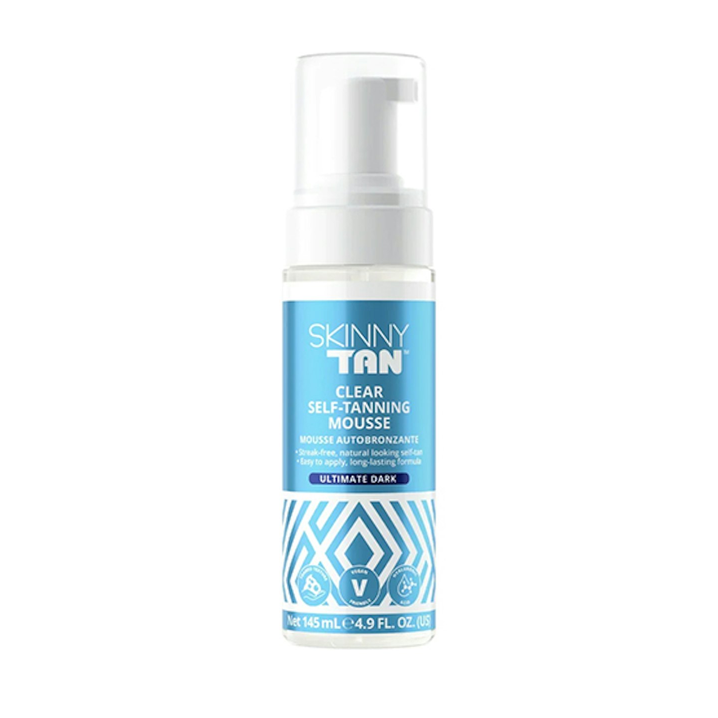 Skinny tan clear mousse
