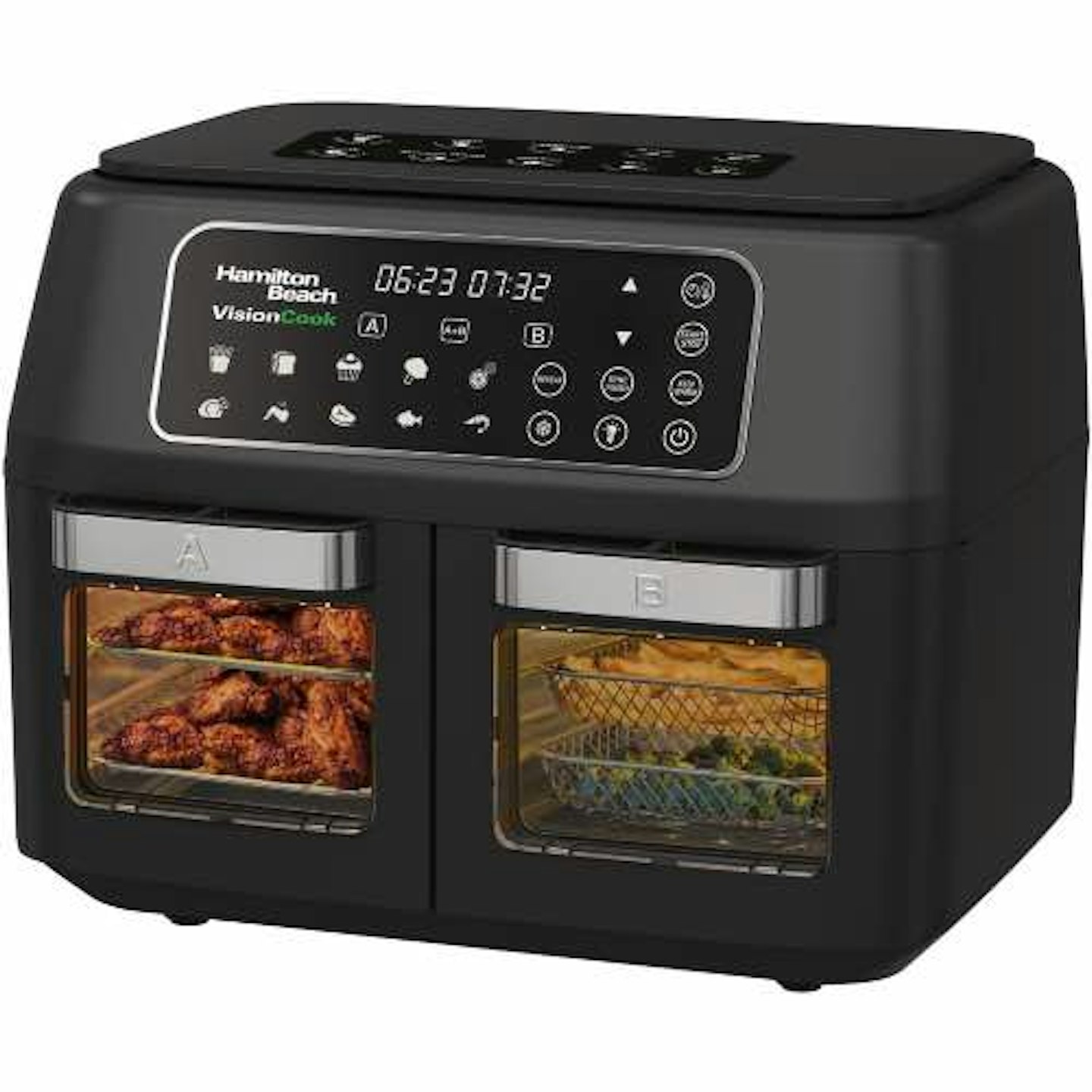 Hamilton dual zone air fryer 