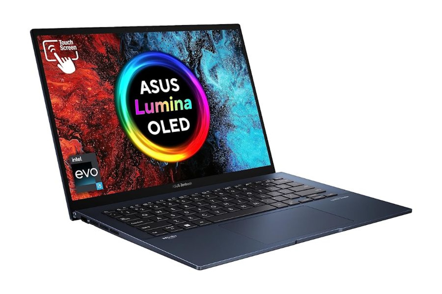 ASUS Zenbook 14 OLED UX3405VA 14-inch Touchscreen Laptop. Best laptops under £1000. Best high-spec laptop under £1000.