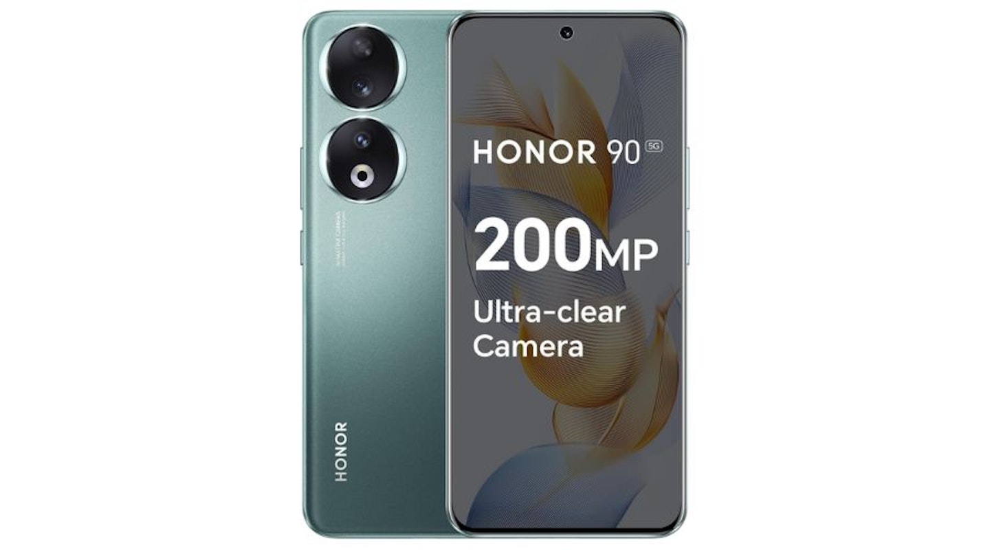 HONOR 90 Smartphone 5G, 200MP Triple Camera, 6,7” Curved AMOLED 120Hz Display, 8GB+256GB, 5000mAh Battery, SuperCharge 66 W, Dual SIM, Android 13, Green