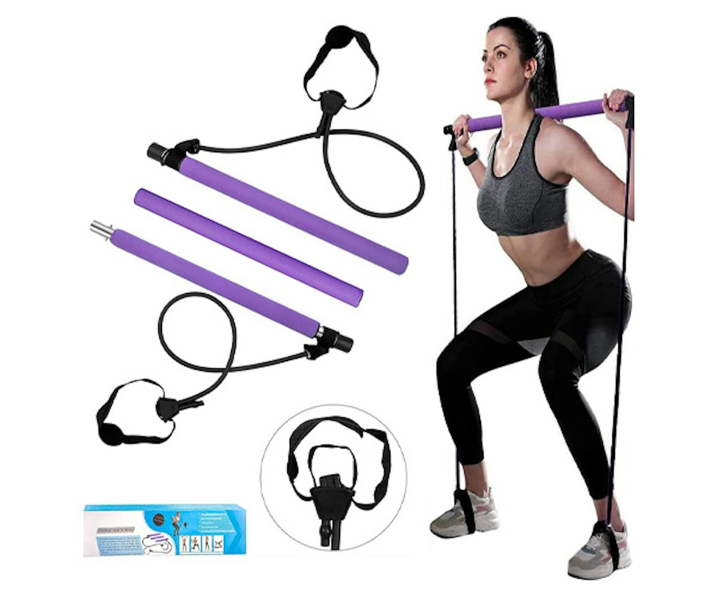 ABsuper Pilates Bar Set