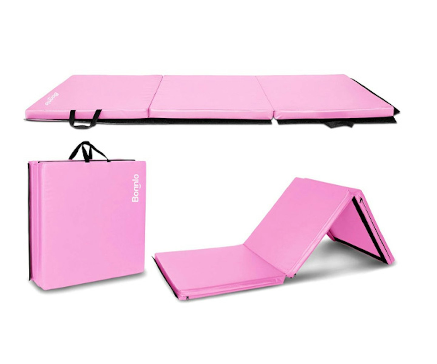 Bonnlo 6' Folding Tri-fold Gymnastics Gym Exercise Aerobics Mat