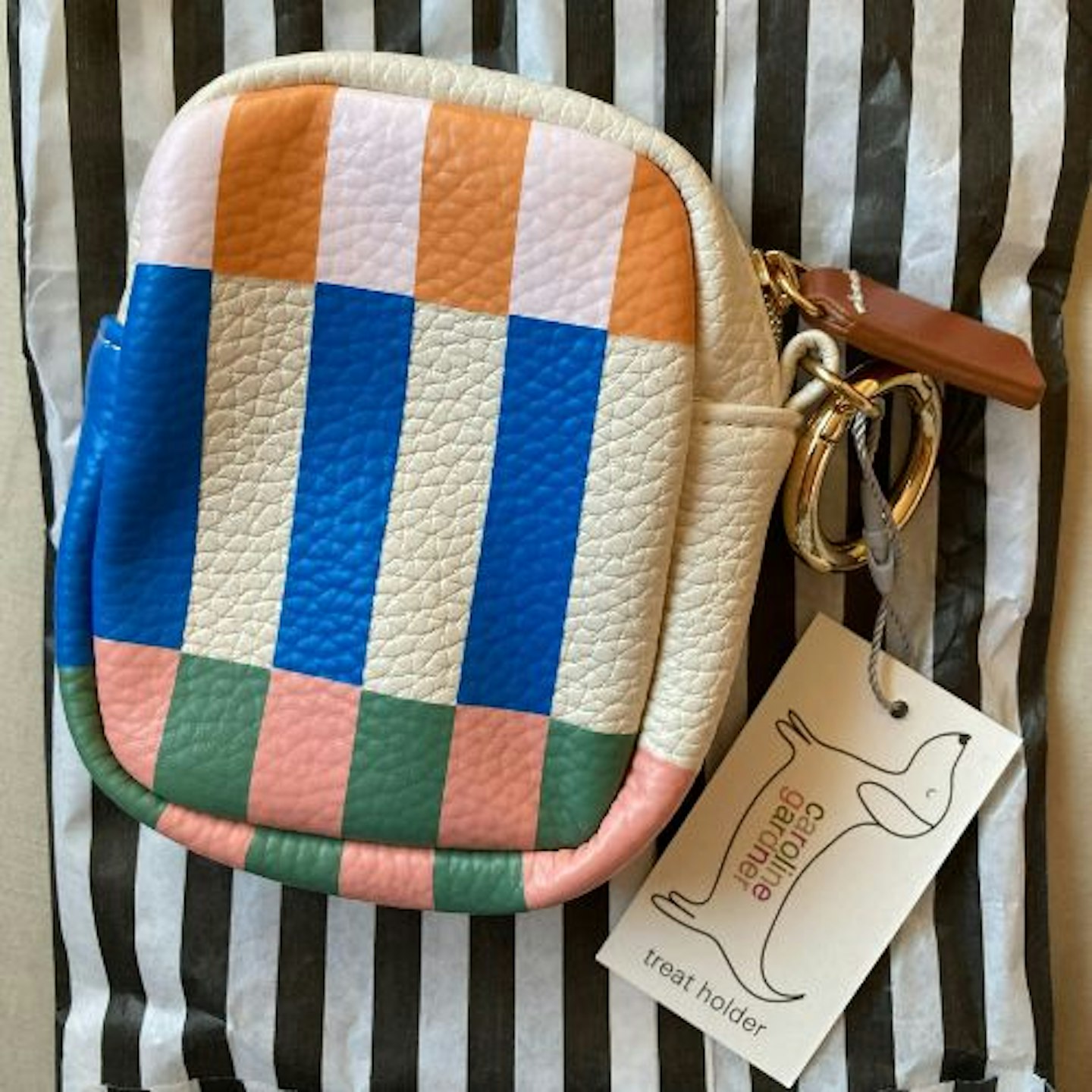 Caroline Gardener Multi Stripe Treat Holder