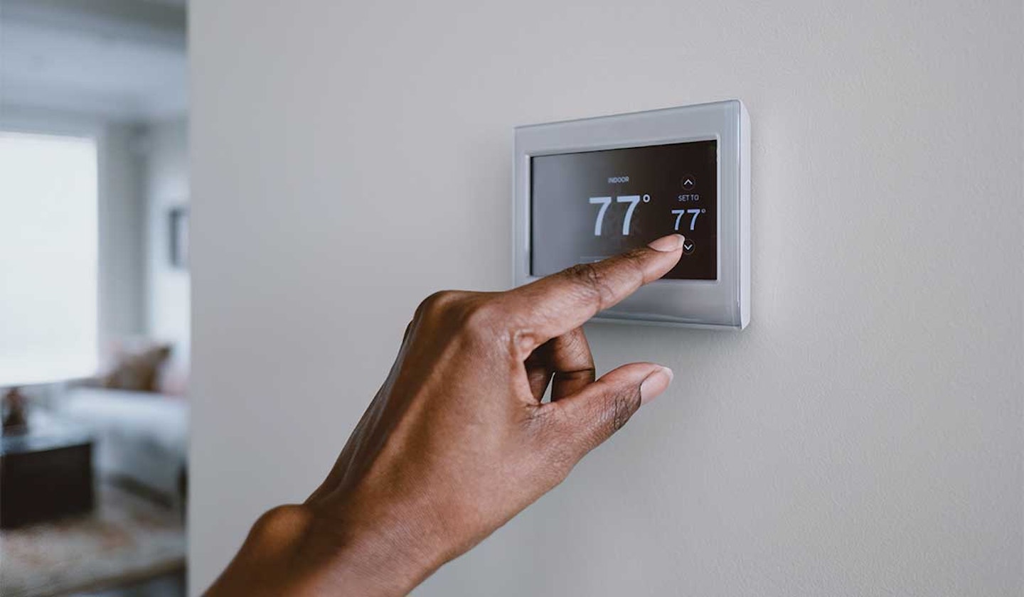 Turning down thermostat