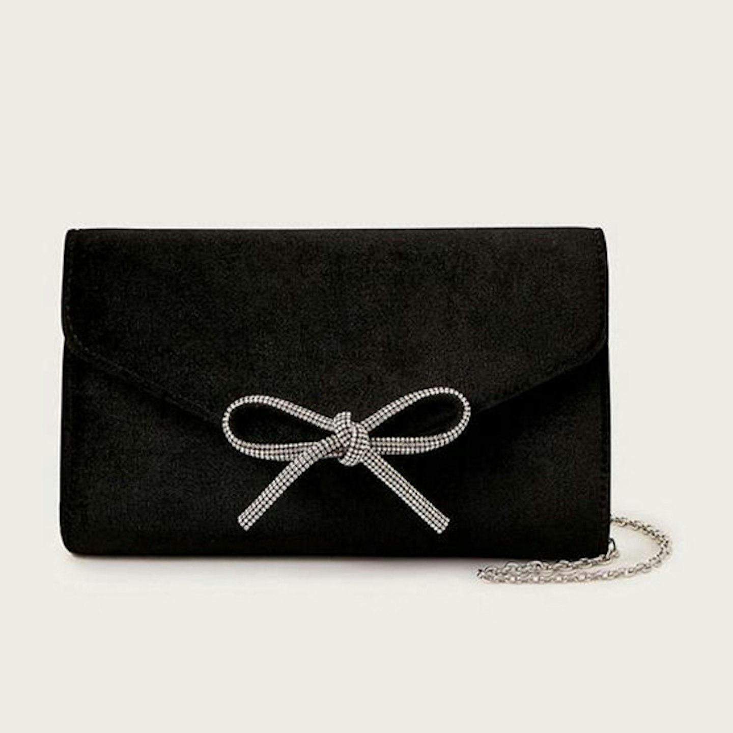 black velvet bow bag