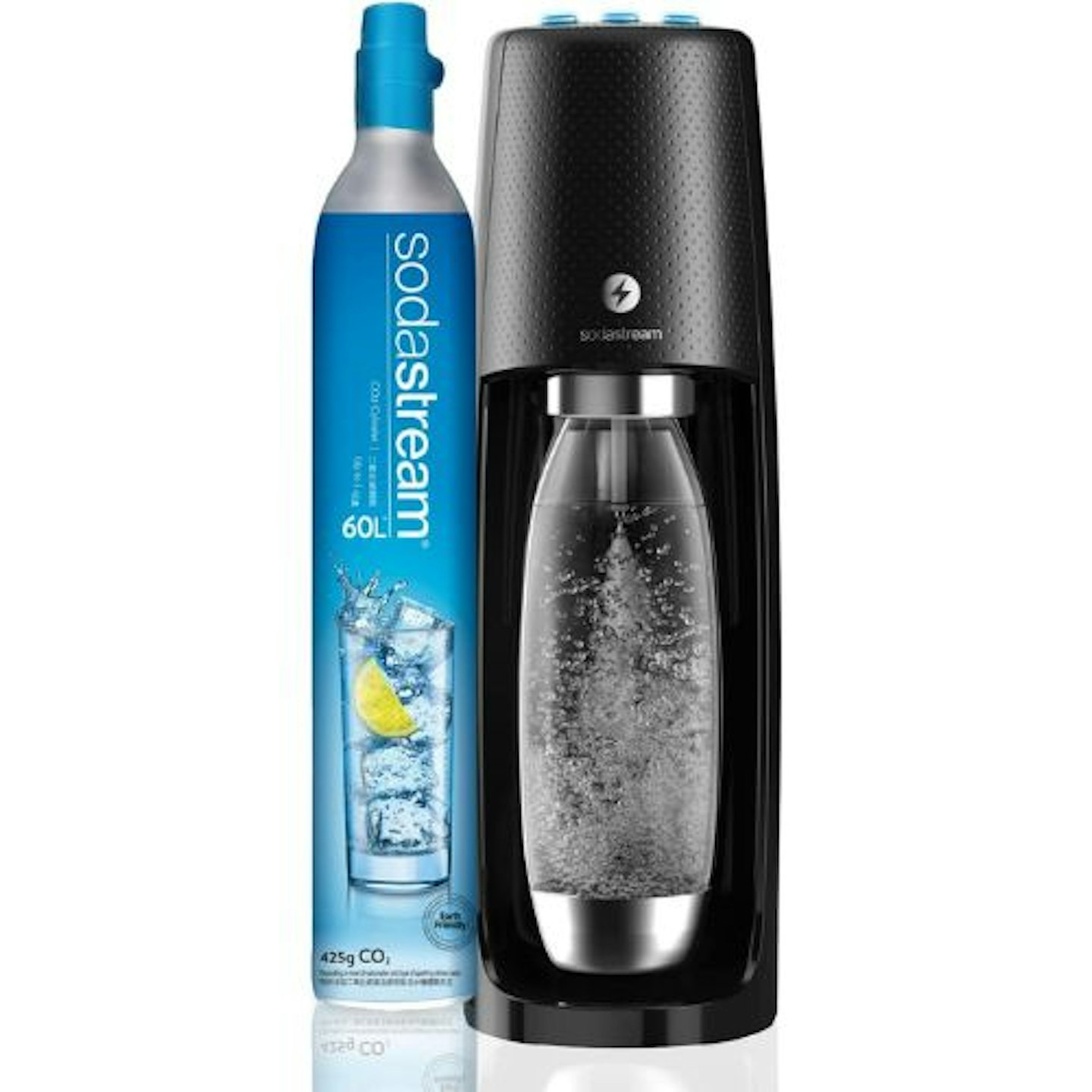 SodaStream Spirit One Touch Electric Sparkling Water Maker Machine