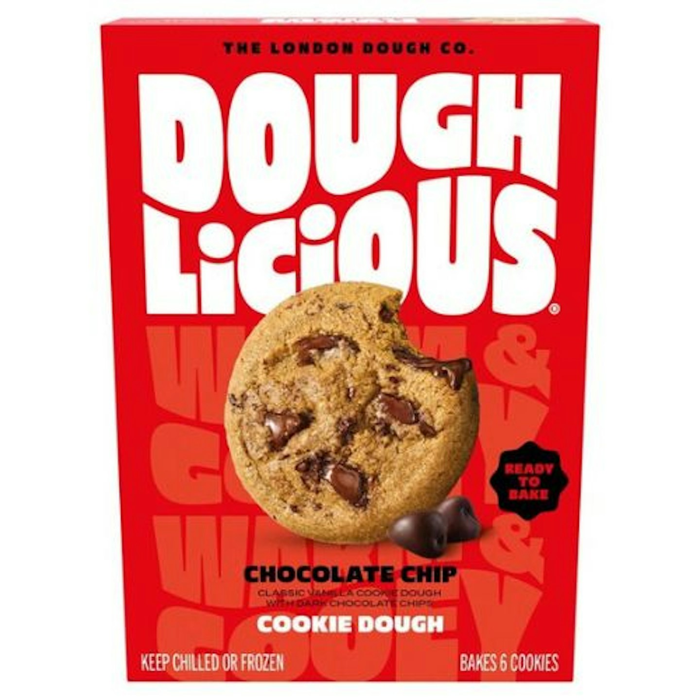 product image of Doughlicious Ready to Bake Chocolate Chip Cookie Dough