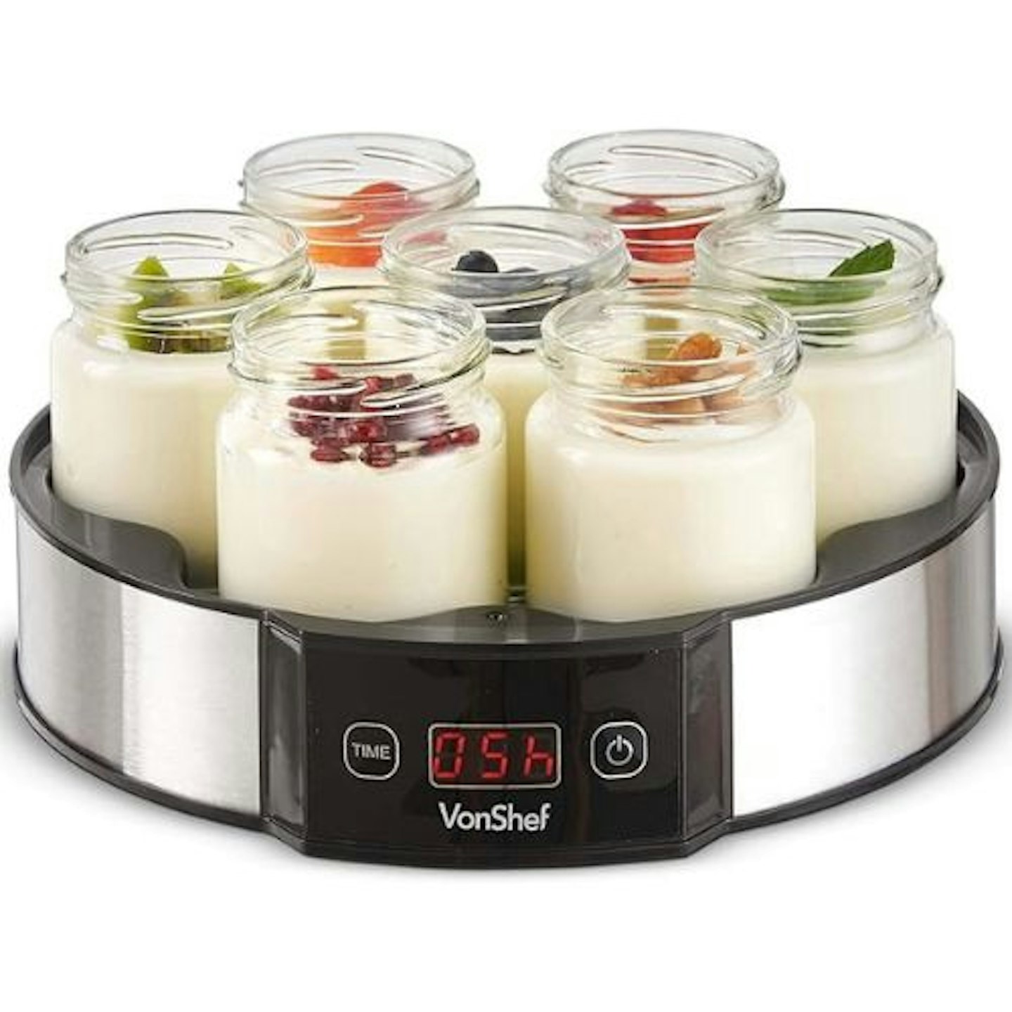 VonShef Digital Yoghurt Maker with 7 Jars