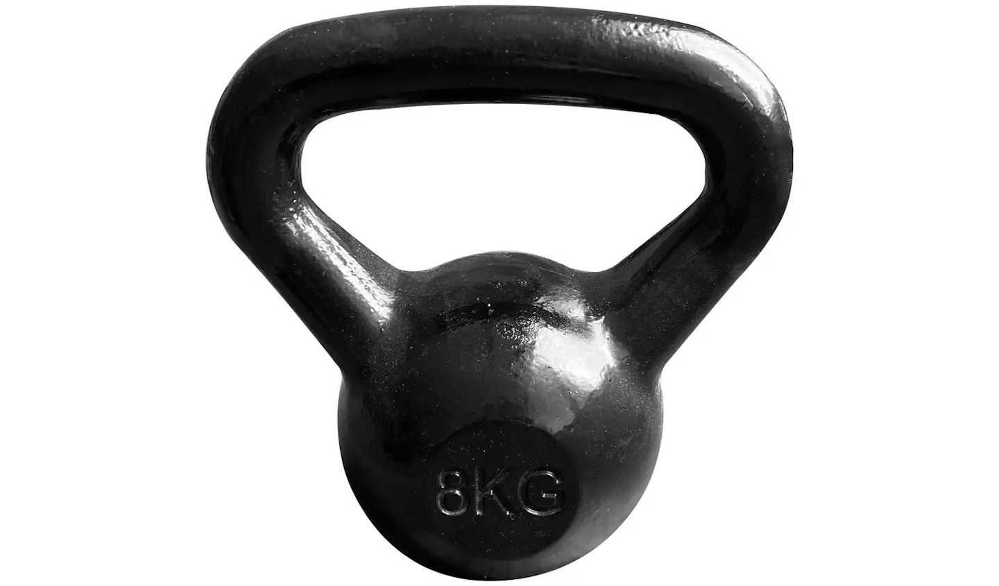 Argos 8kg cast iron kettlebell 