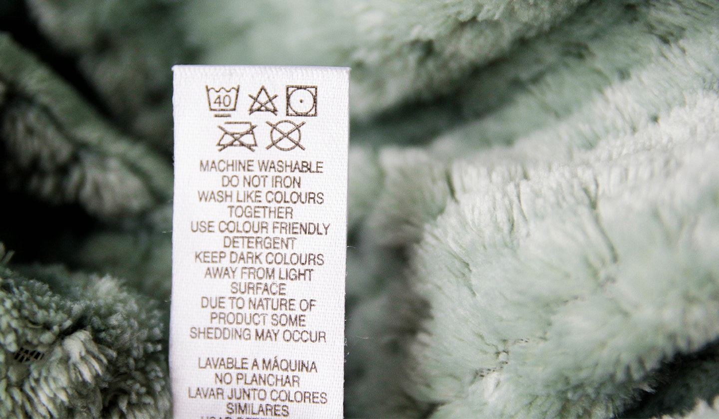 Washing instructions