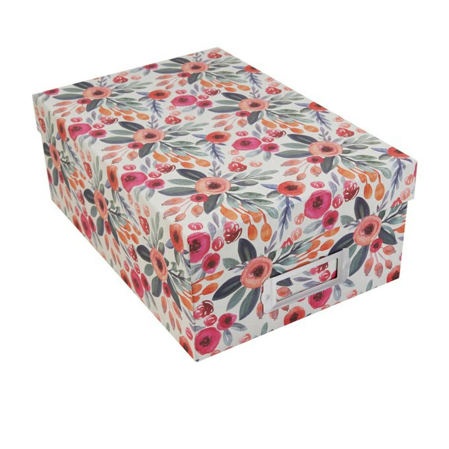 Floral with Leaves Photo Box 11cm x 20cm x 29cm