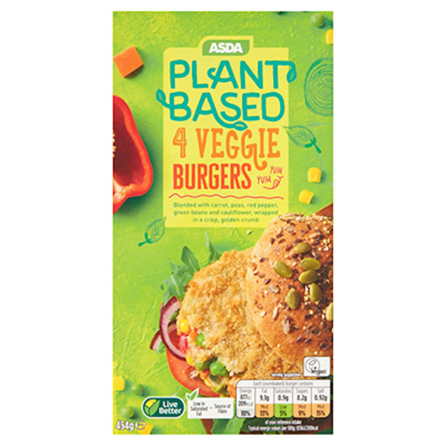 asda plant based burgers