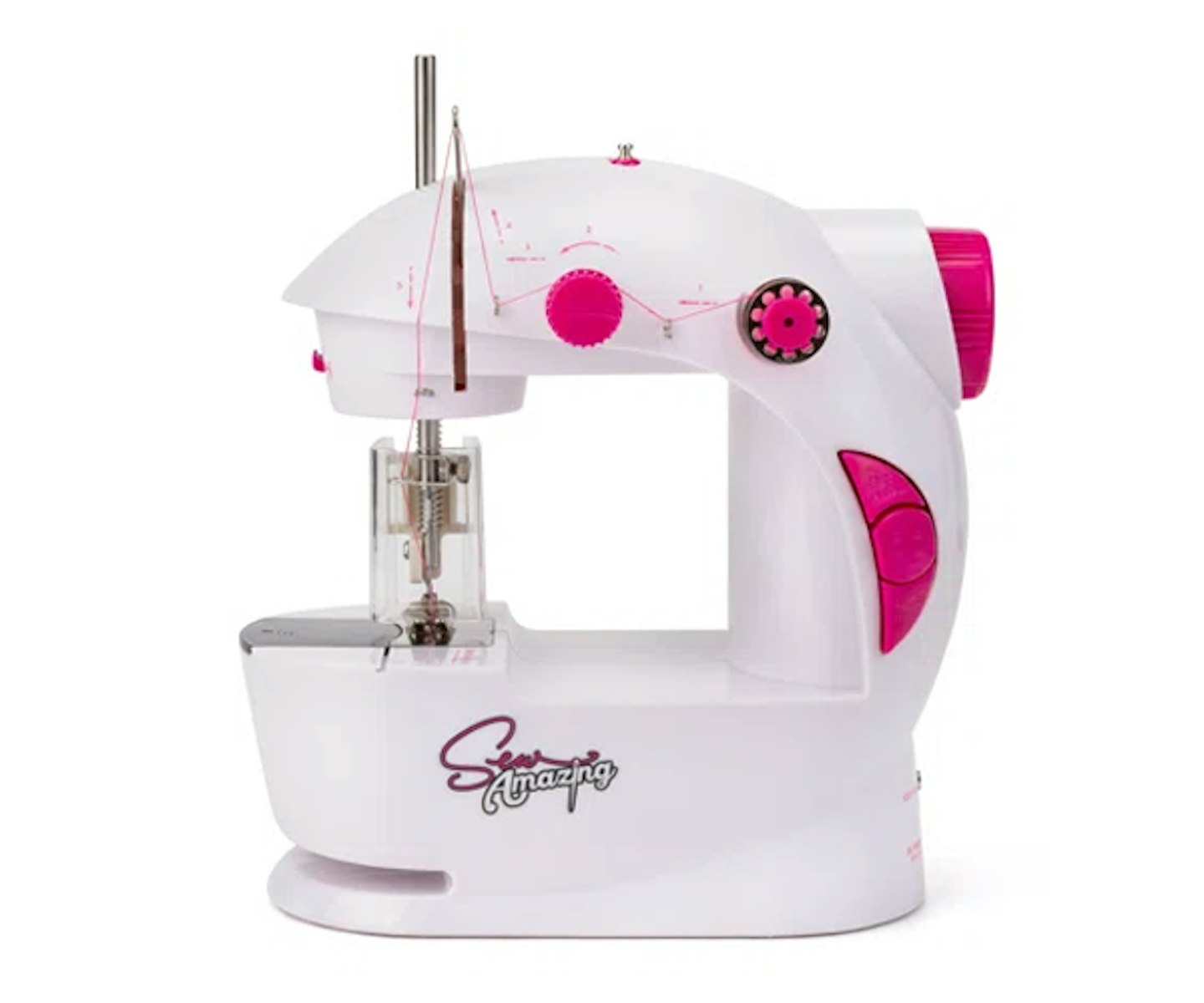 Pink Mini Sewing Machine Electric Sewing Portable Portable Cordless Fashion
