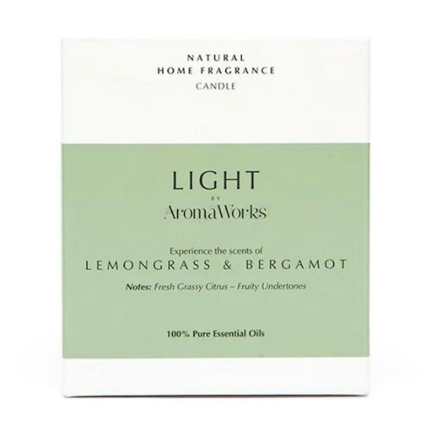 AromaWorks Lemongrass & Bergamot Candle