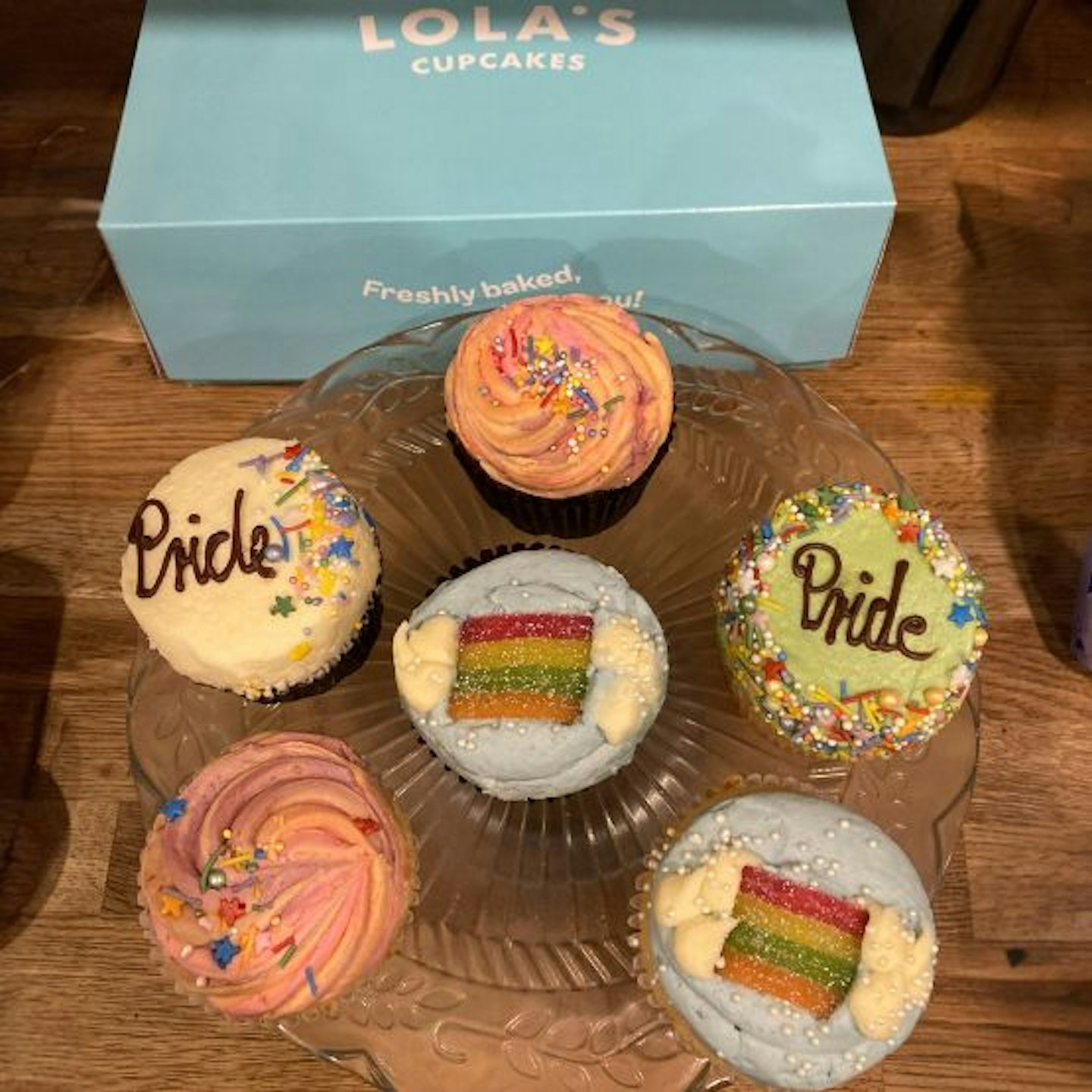 Lola's Cupcakes Pride Cupcakes
