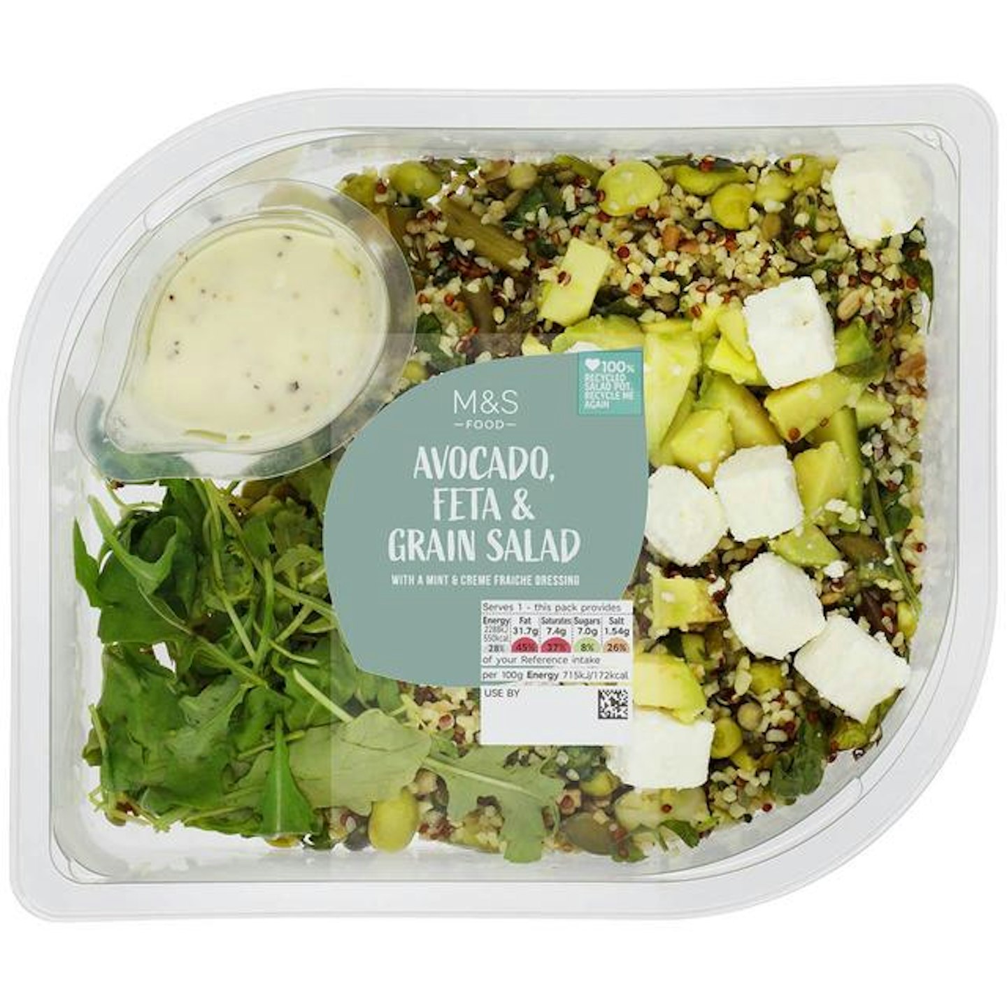 M&S Avocado, Feta & Grain Salad