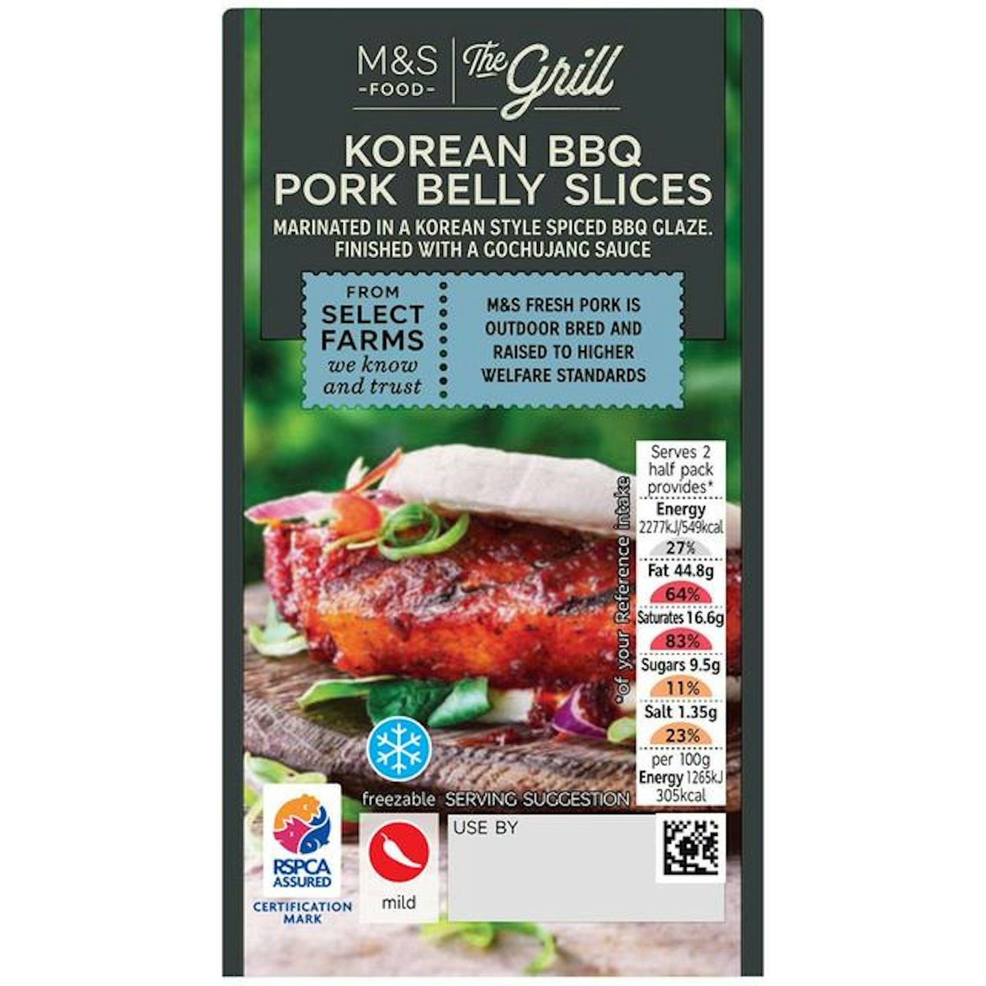 M&S Korean BBQ Pork Belly Slices