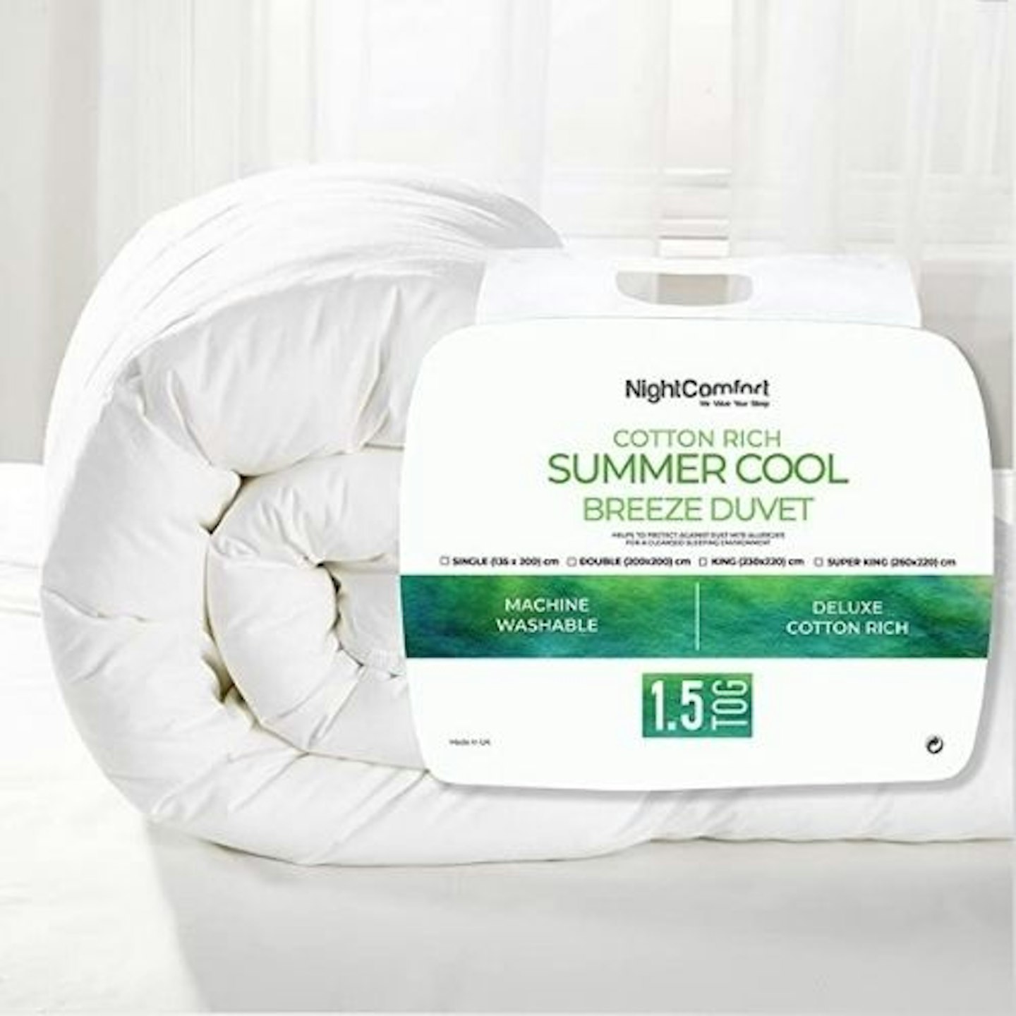 Night Comfort Rich Cotton Summer Cool Breeze Duvet