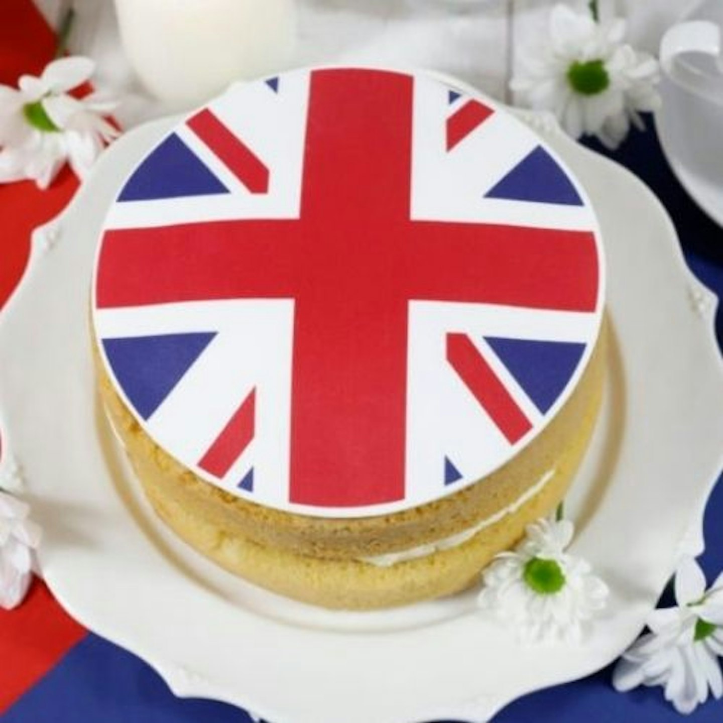 Union Jack Victoria Sponge