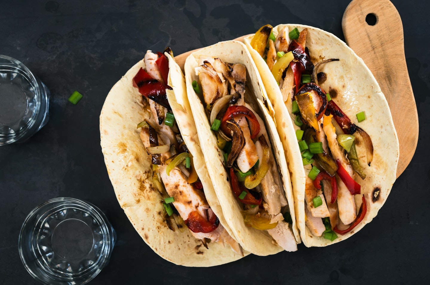 chicken fajitas