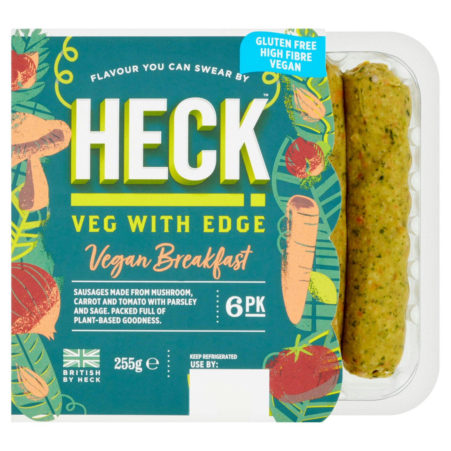 heck vegan breakfast sausage