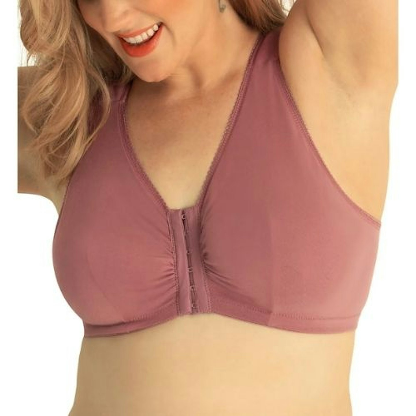 Lily Bras for Older Women Front Close, Lady's Plus Size Comfort