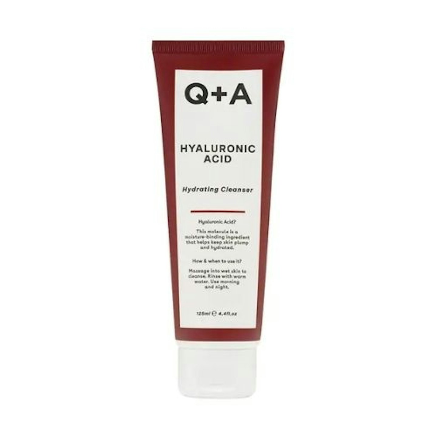 Best eco-friendly moisturisers Q+A Hyaluronic Acid Gel Cleanser 125ml