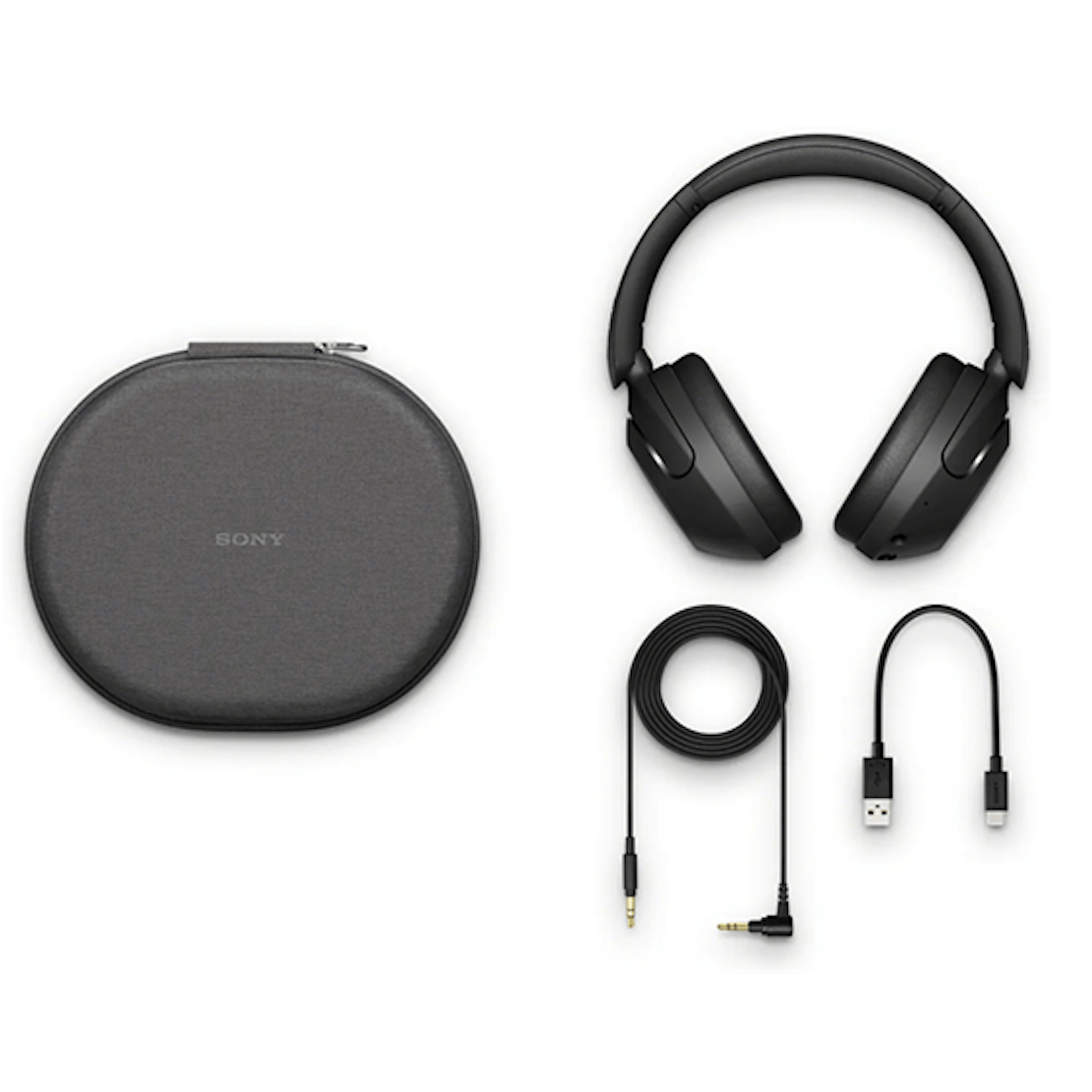 headphones and case