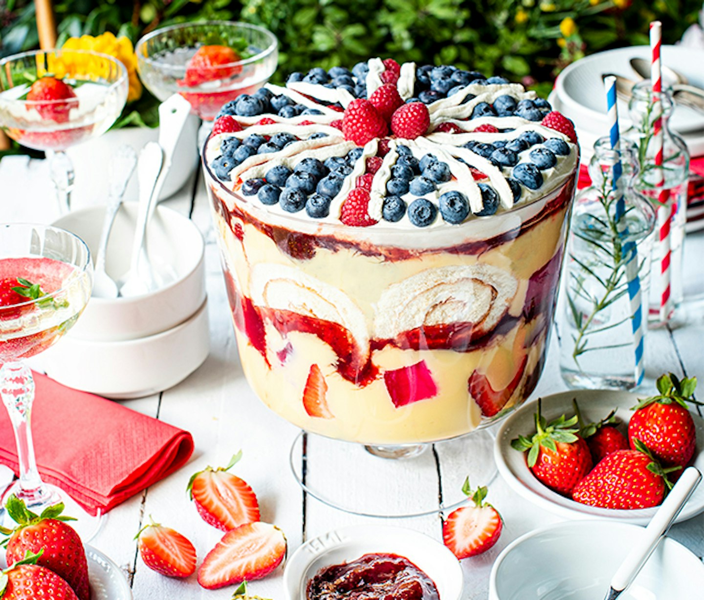 union jack trifle