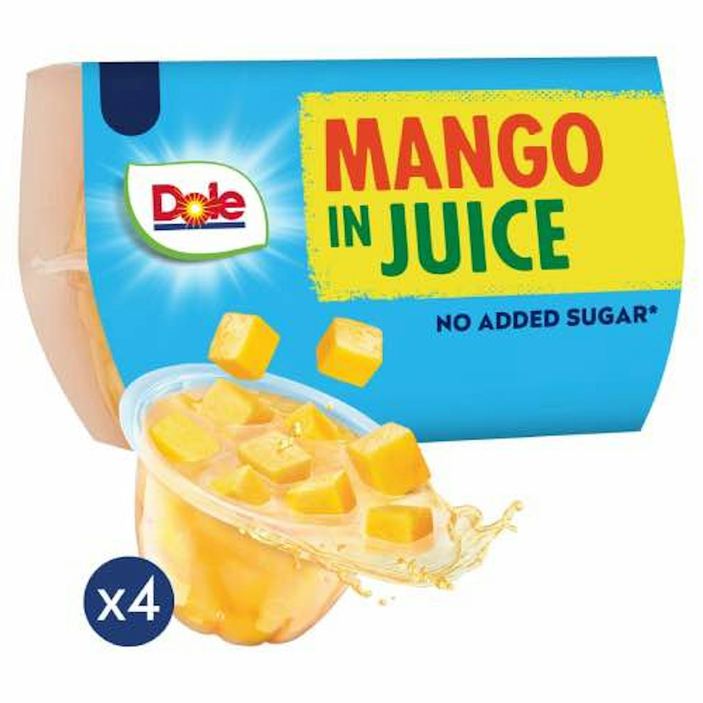 Dole Mango in juice, 4 pots 