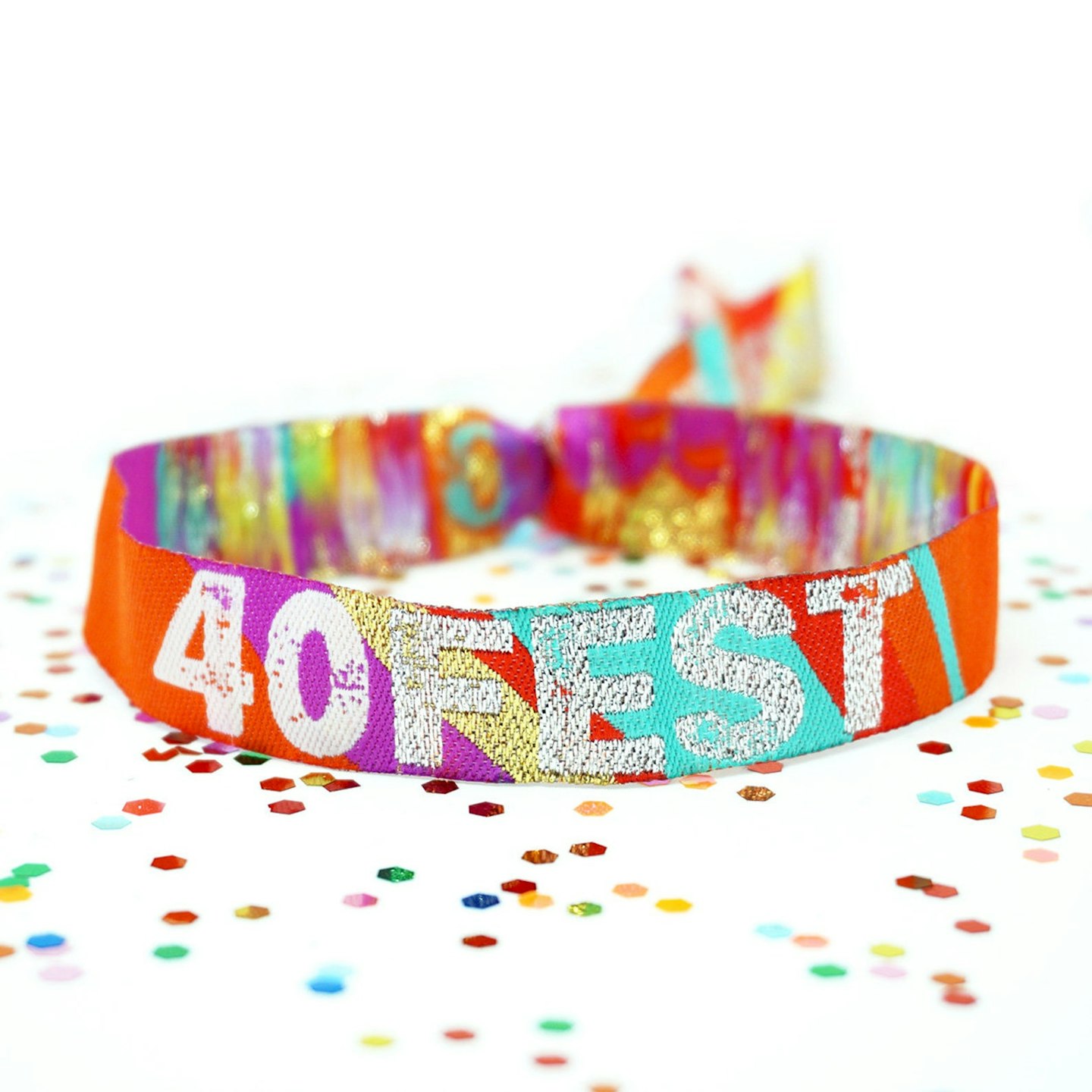 40th Birthday Party Wristbands 
