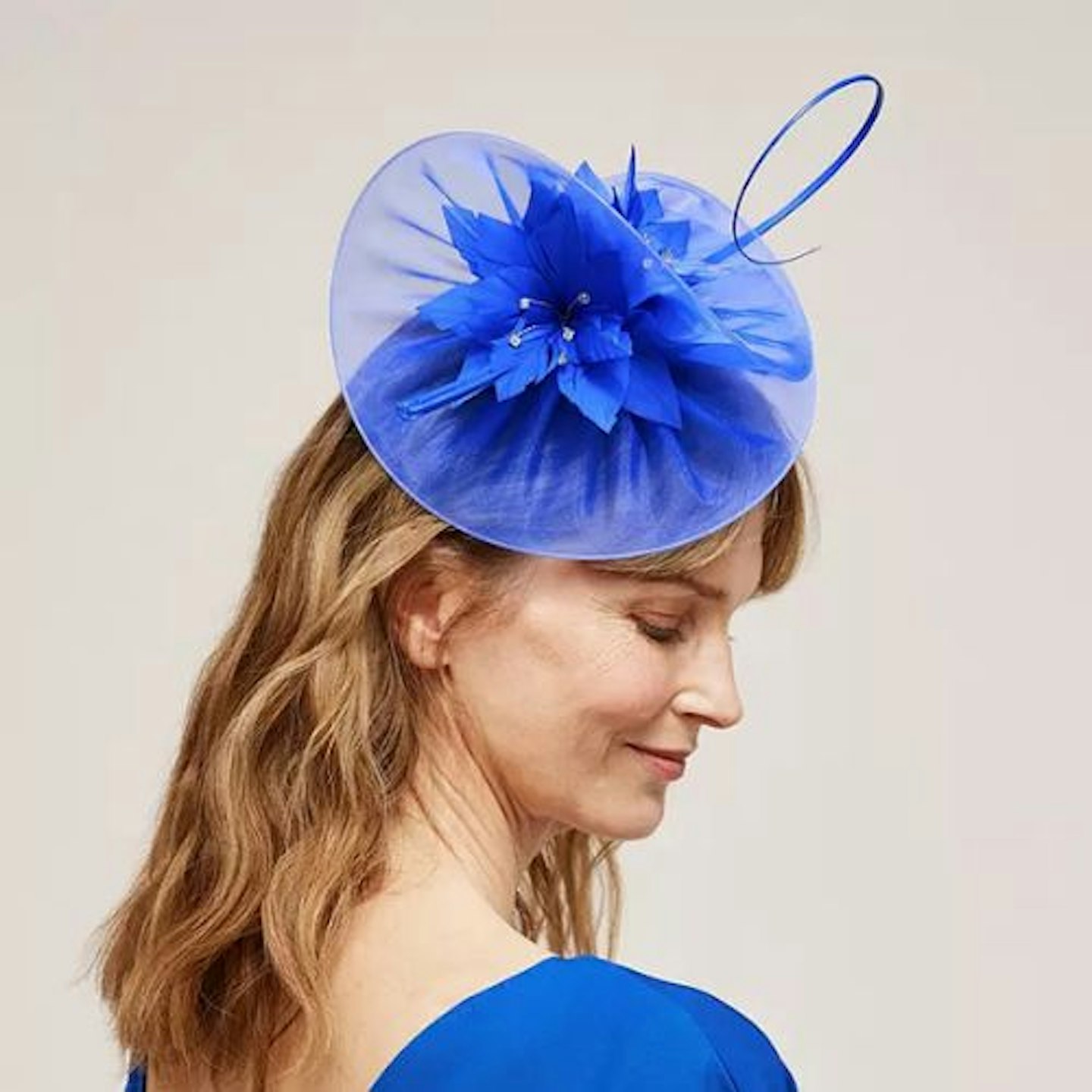 John Lewis & Partners Kiera Organza Swirl Fascinator