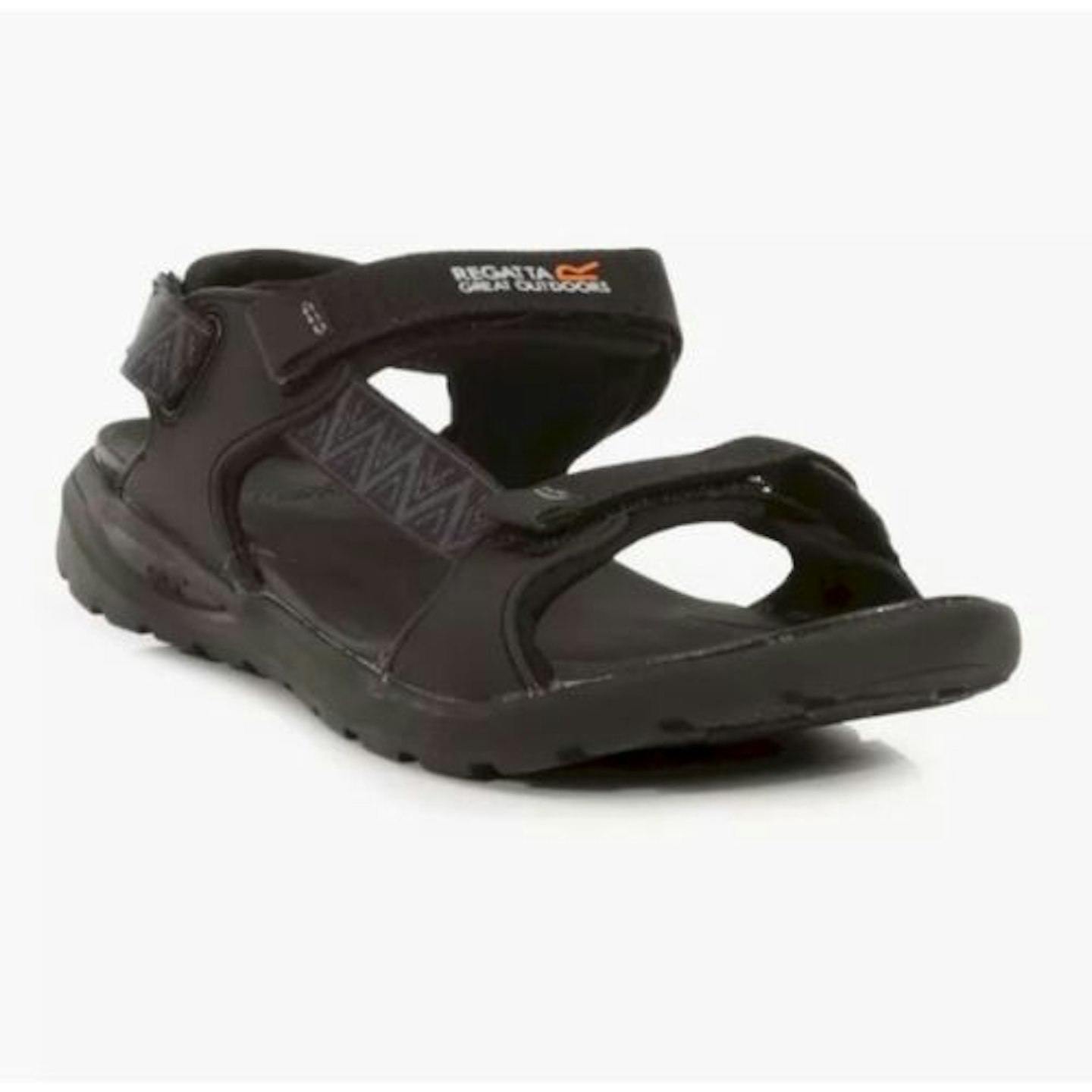 Men's Marine Web Walking Sandals - Black