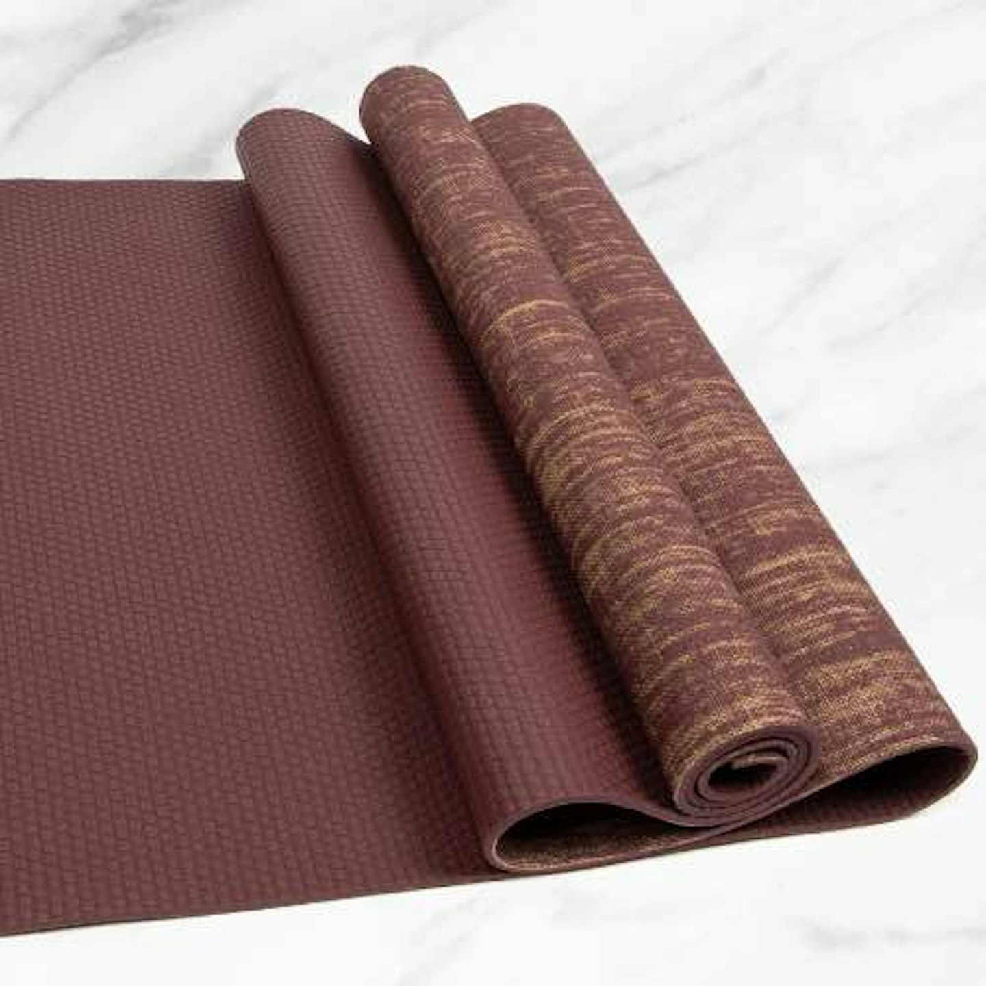 Myga Jute yoga mat in broan