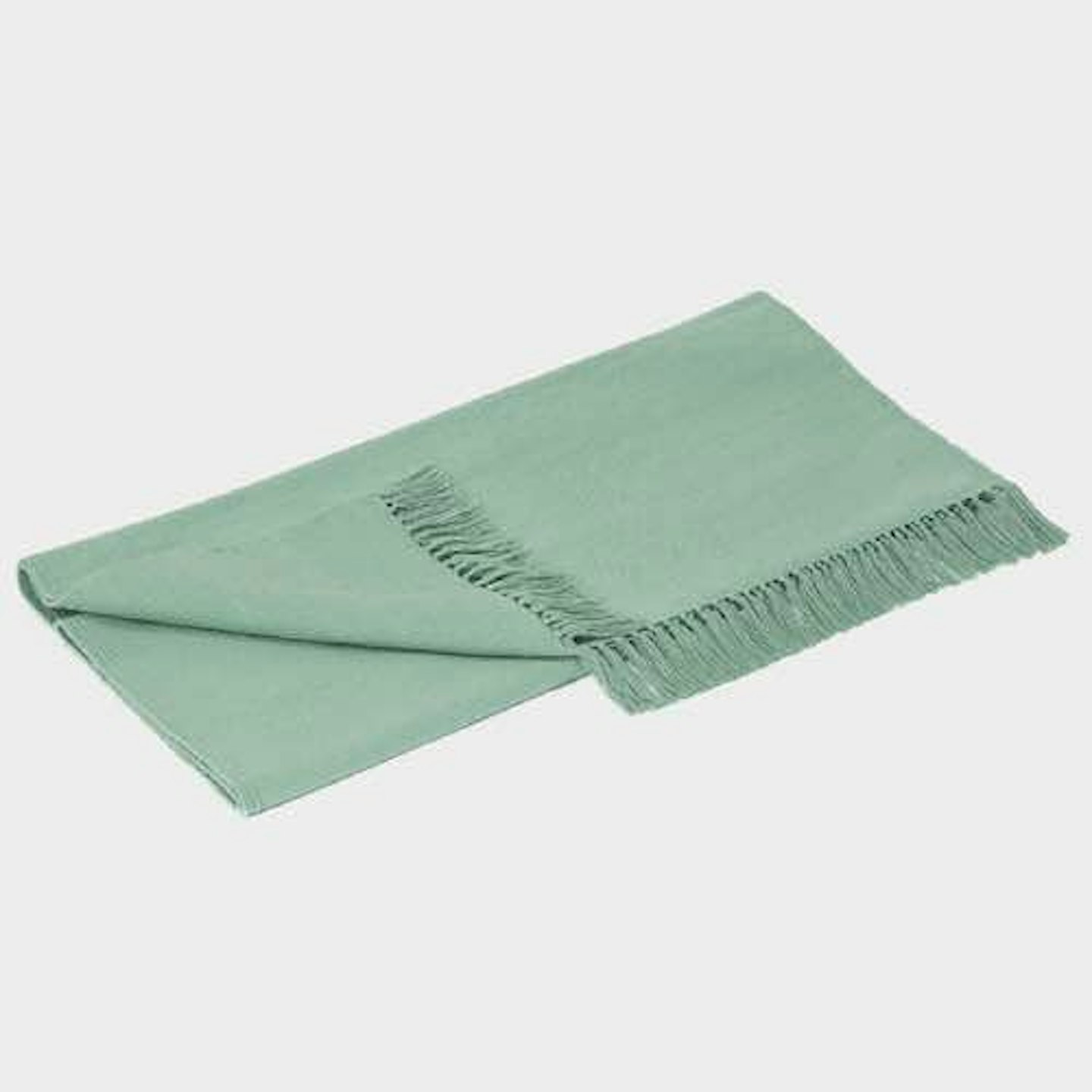 Cotton yoga mat in green