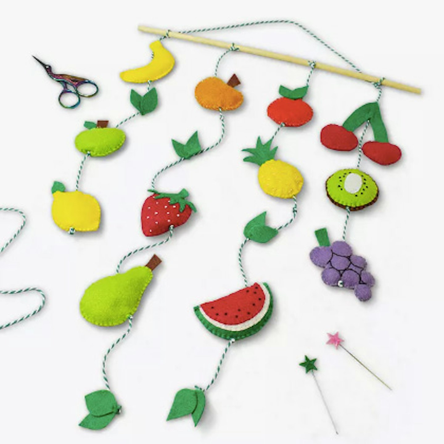 The Make Arcade Fruit Wall Hanging Sewing Kit