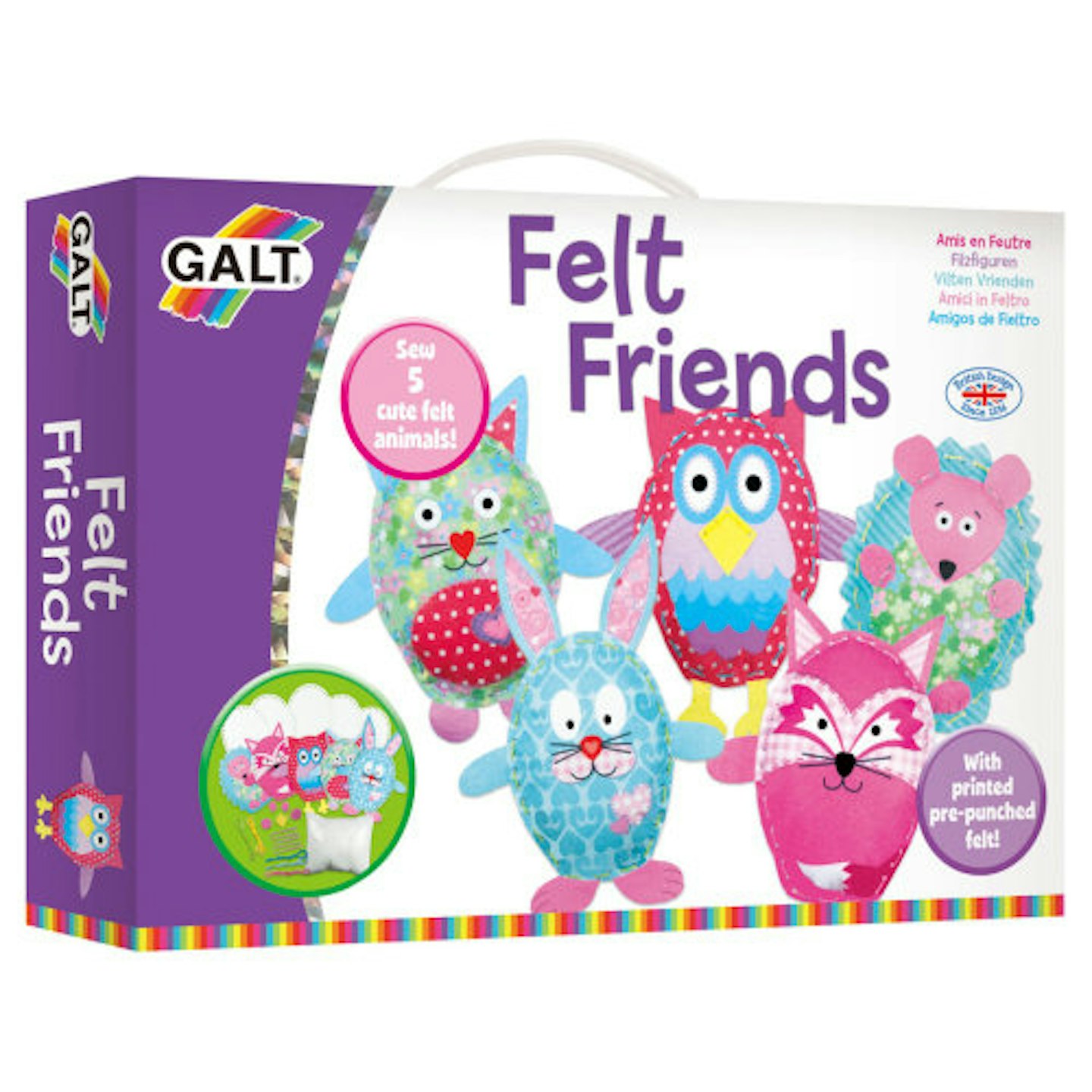 Galt Felt Friends Animal Craft Set
